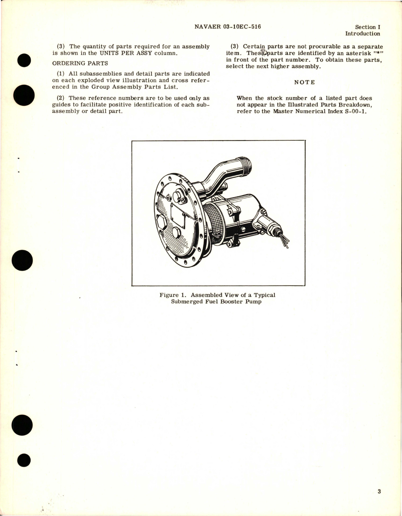 Sample page 5 from AirCorps Library document: Illustrated Parts Breakdown for Submerged Fuel Booster Pump