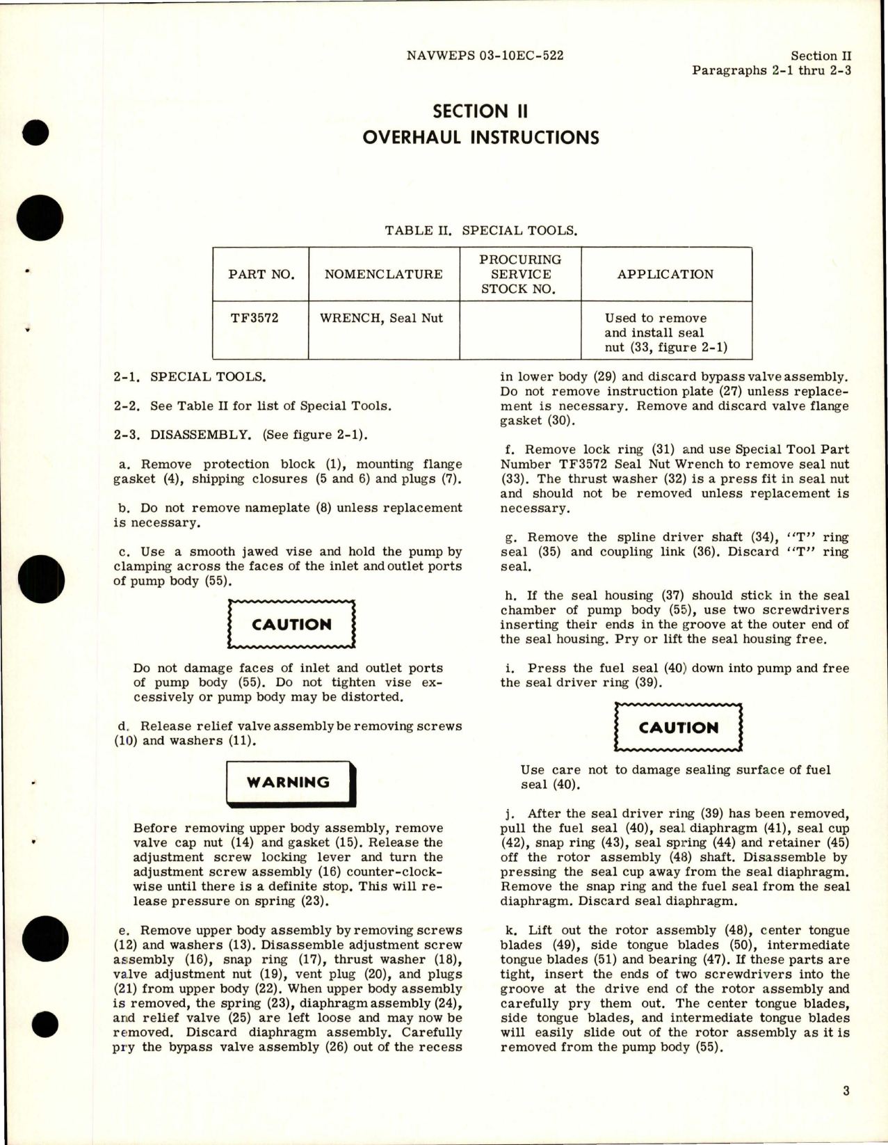 Sample page 7 from AirCorps Library document: Overhaul Instructions for Engine Driven Fuel Pumps