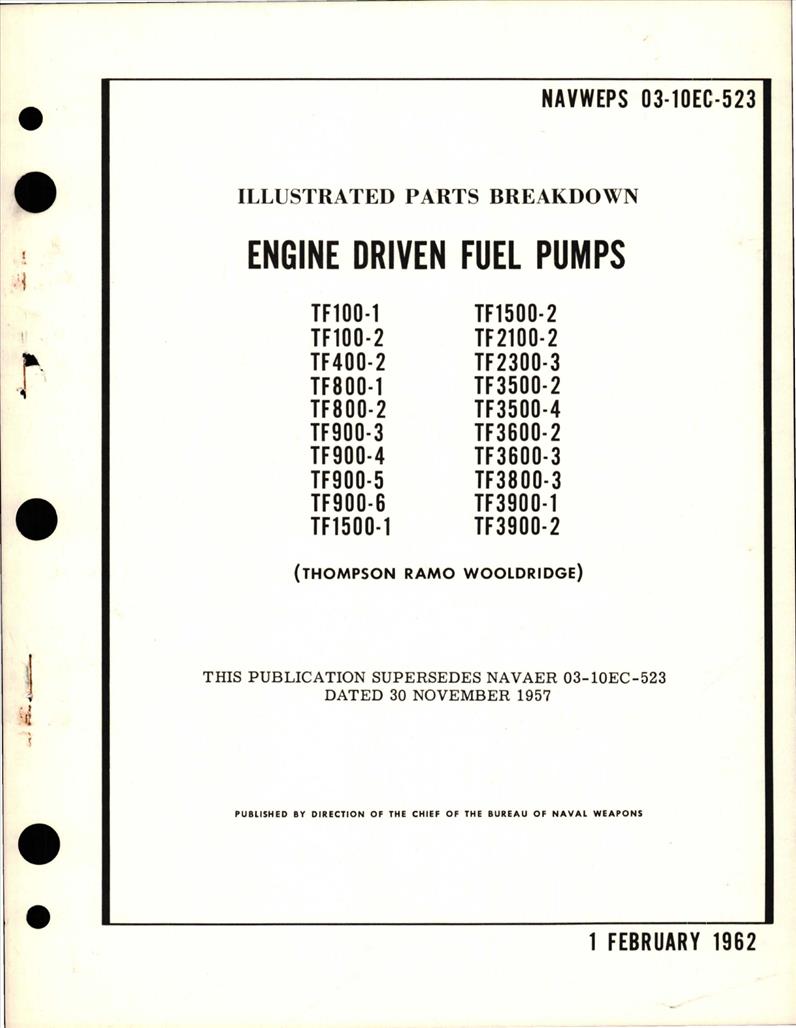Illustrated Parts Breakdown For Engine Driven Fuel Pumps Aircorps Library Illustrated Parts Breakdown For Engine Driven Fuel Pumps Aircorps Library