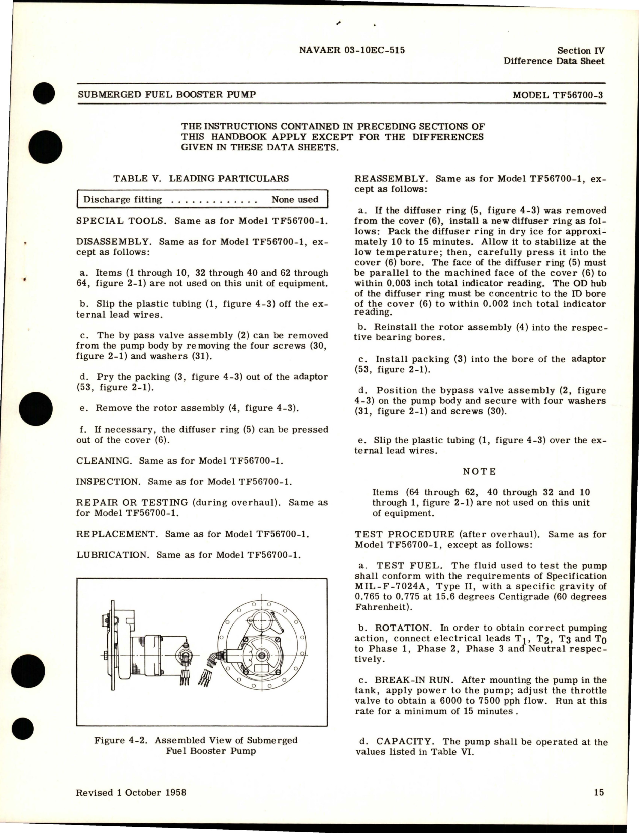 Sample page 7 from AirCorps Library document: Overhaul Instructions for Submerged Fuel Booster Pump
