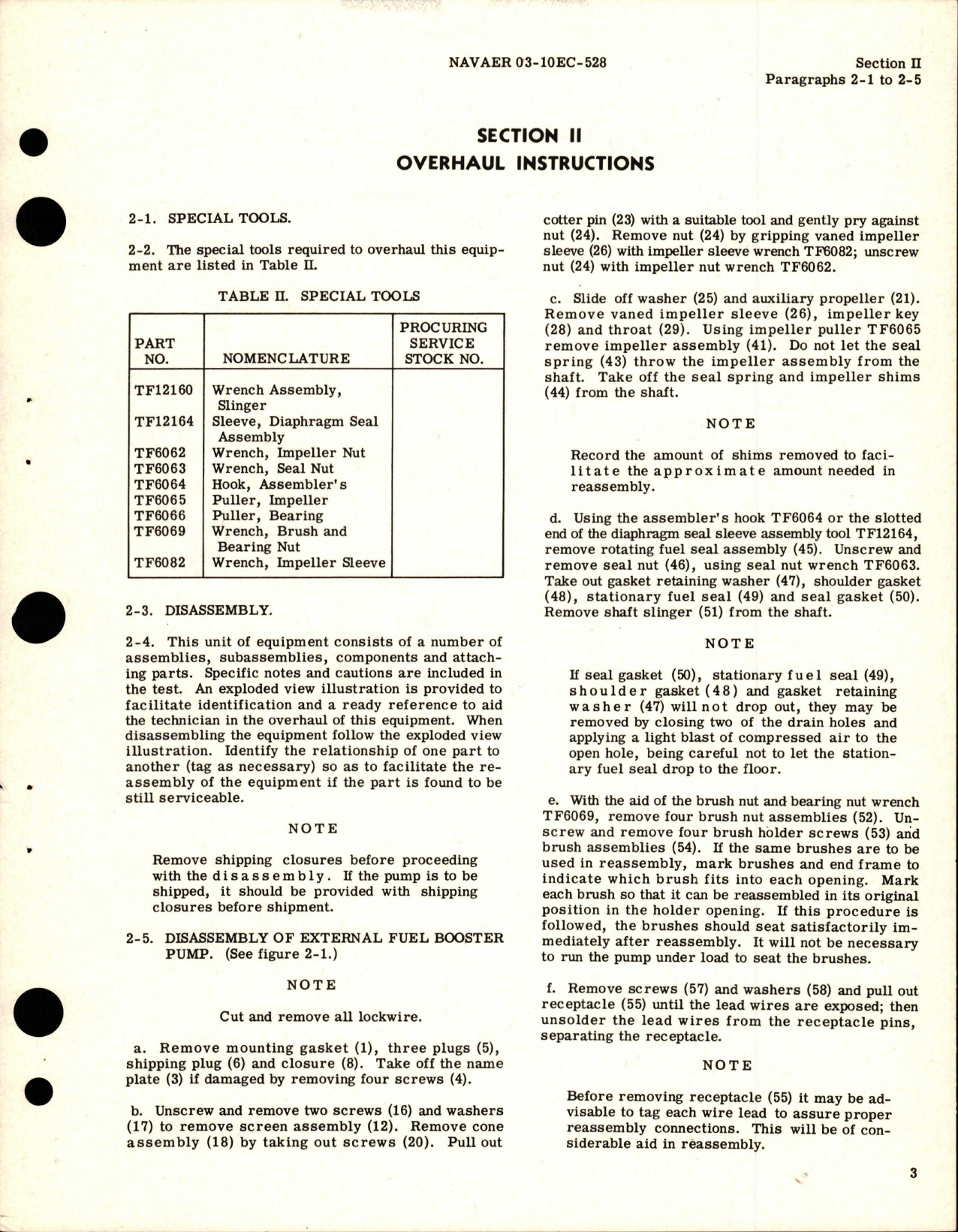 Sample page 5 from AirCorps Library document: Overhaul Instructions for External Fuel Booster Pumps