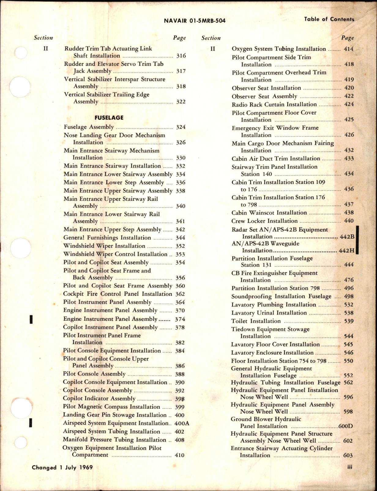 Sample page 9 from AirCorps Library document: Illustrated Parts Breakdown for C-131F Aircraft