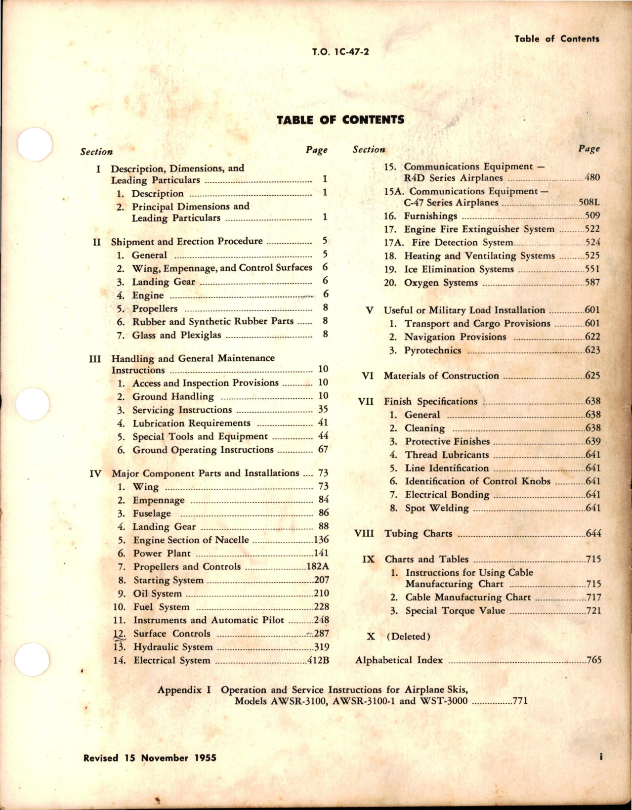 Sample page 7 from AirCorps Library document: Erection and Maintenance for C-47 and R4D