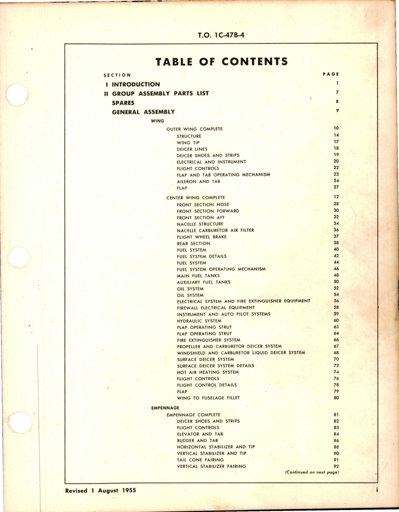 Sample page 5 from AirCorps Library document: Illustrated Parts Breakdown for C-47B, C-47D, and R4D-6