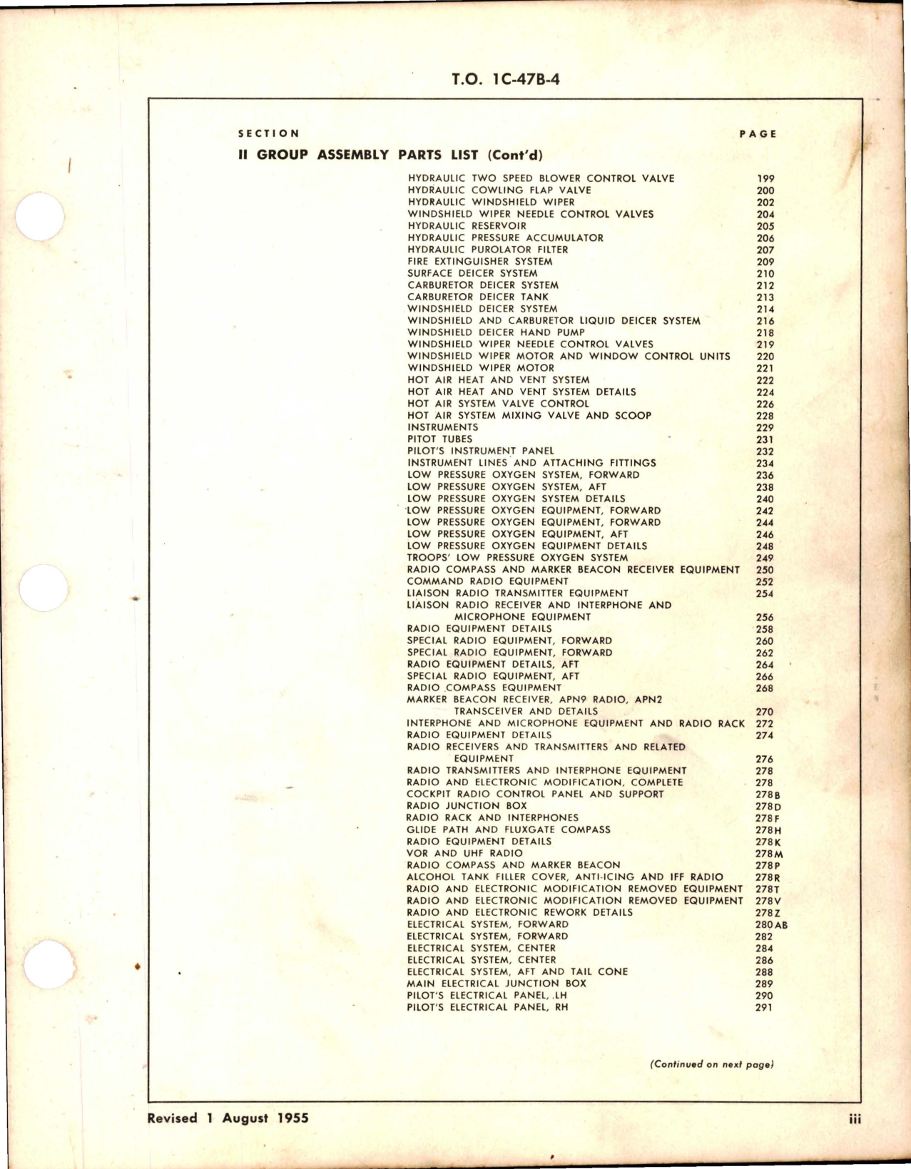 Sample page 7 from AirCorps Library document: Illustrated Parts Breakdown for C-47B, C-47D, and R4D-6