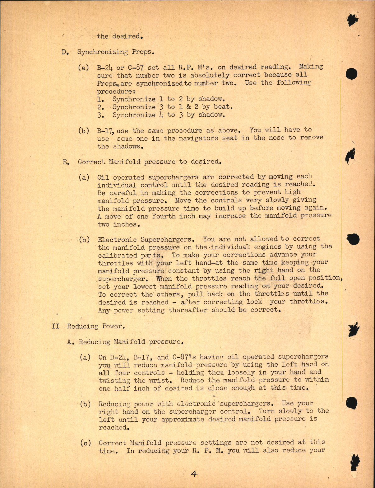 Sample page 6 from AirCorps Library document: Primary Flight Instructions for B-24, C-87, and B-17, Flight Engineer Division