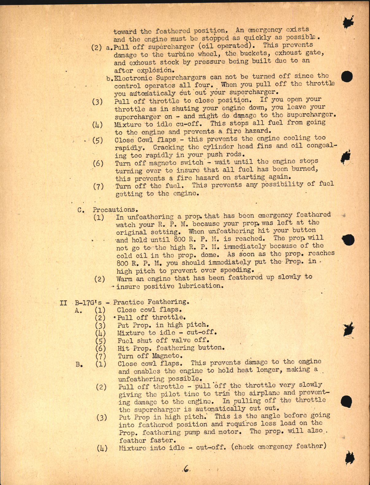 Sample page 8 from AirCorps Library document: Primary Flight Instructions for B-24, C-87, and B-17, Flight Engineer Division