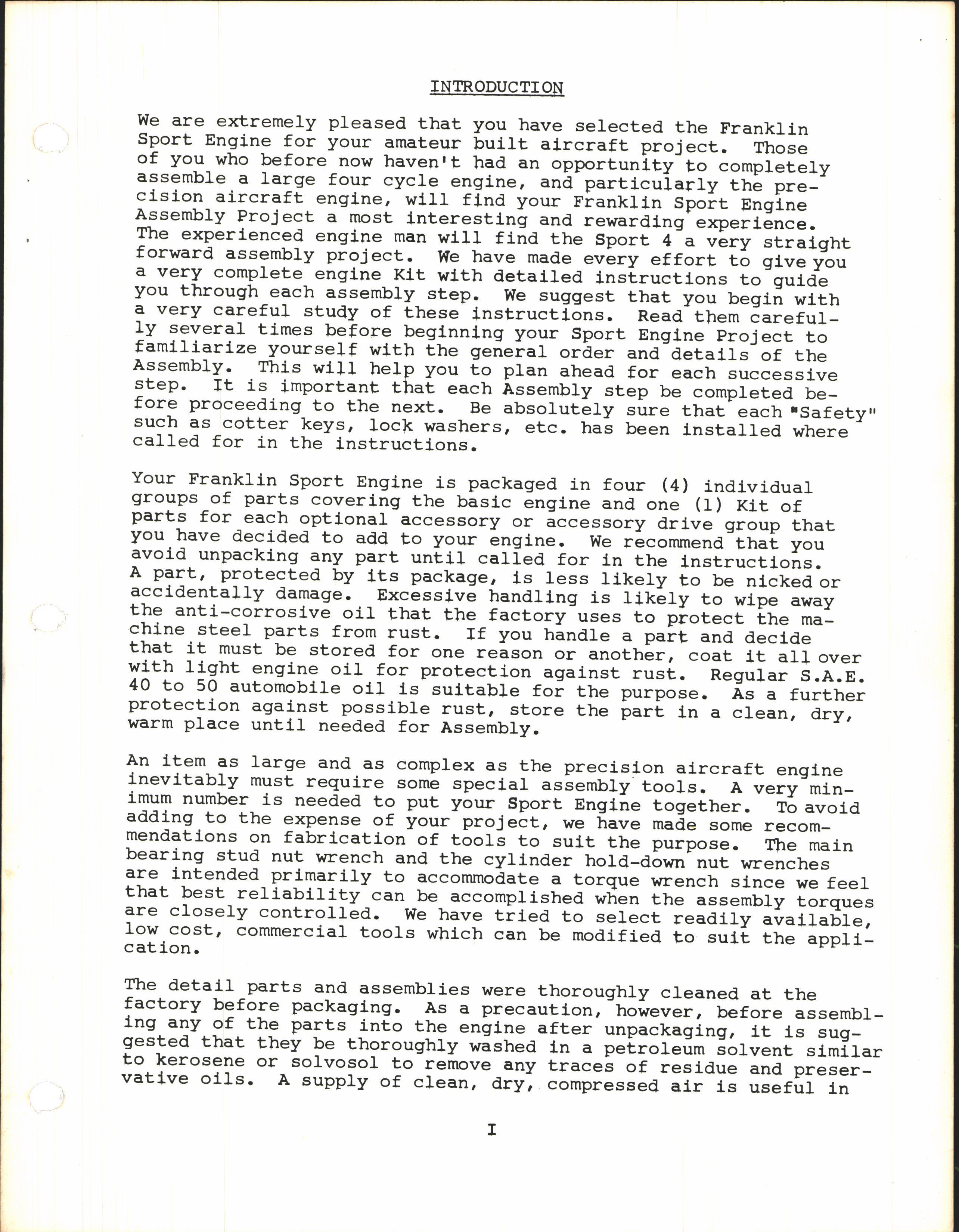 Sample page 7 from AirCorps Library document: Assembly Manual for Models Sport 4, 4A, and 4B