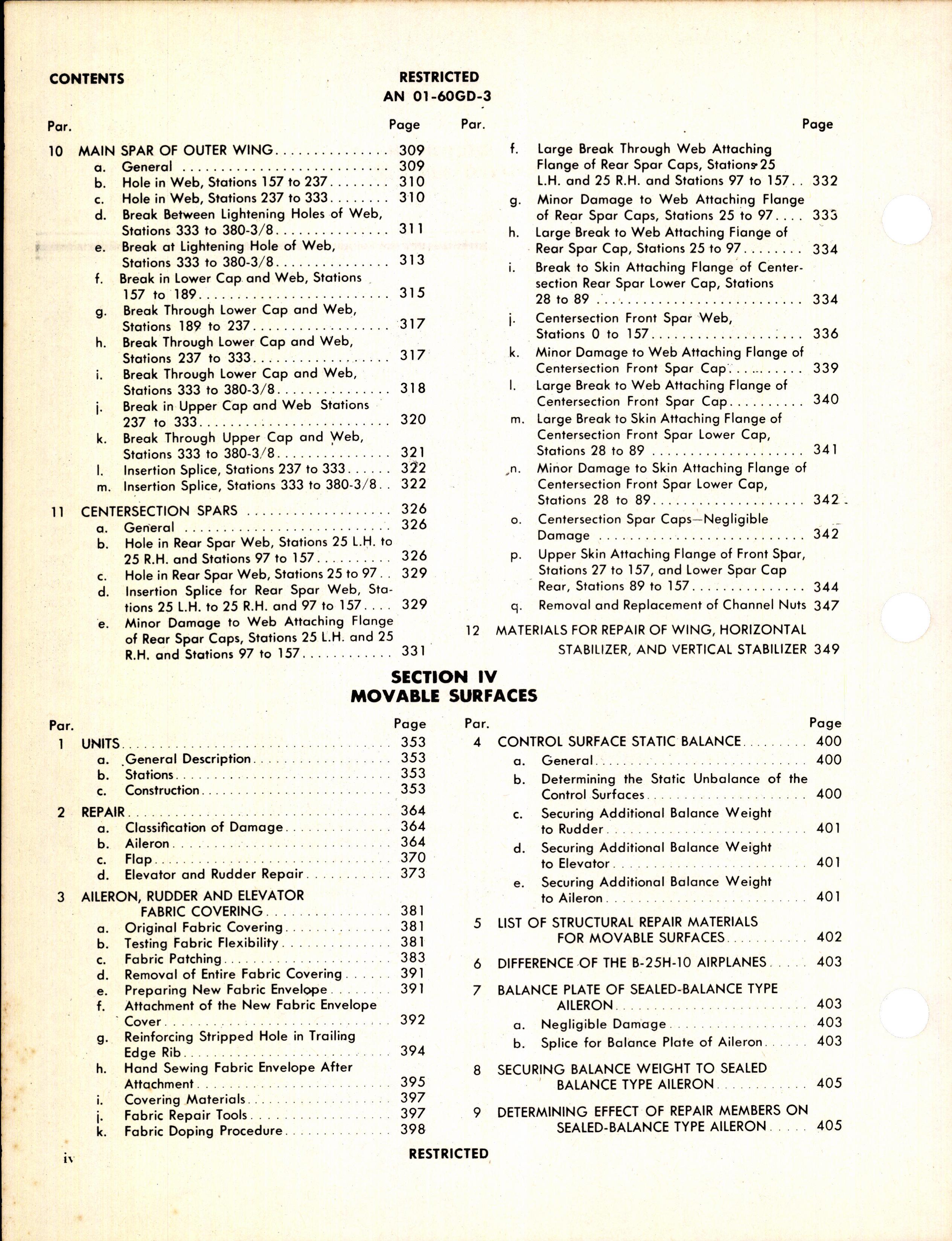 Sample page 6 from AirCorps Library document: Structural Repair Instructions for B-25H-1, -5, -10, and PBJ-1H