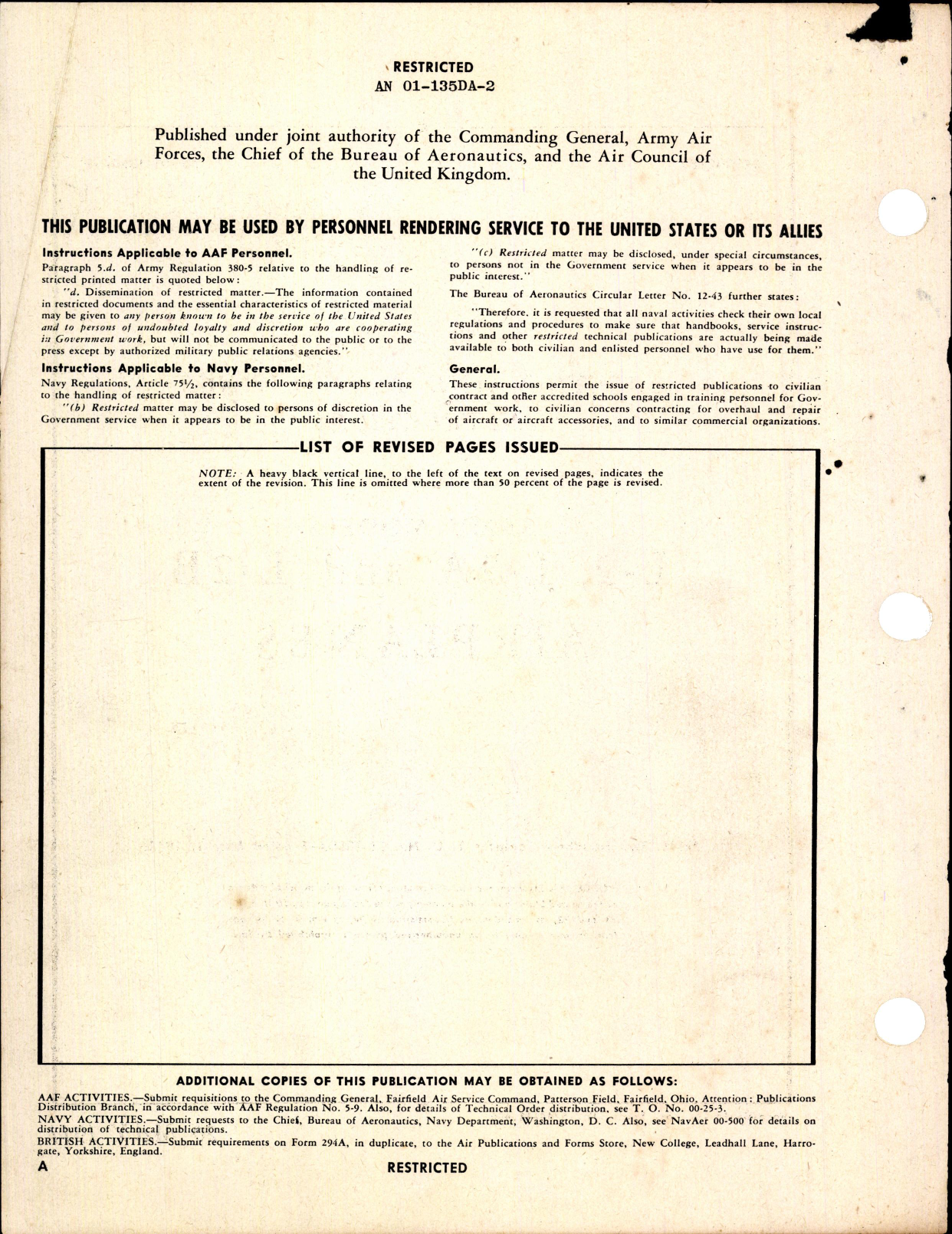 Sample page 2 from AirCorps Library document: Erection & Maintenance Instructions for L-2 Airplanes