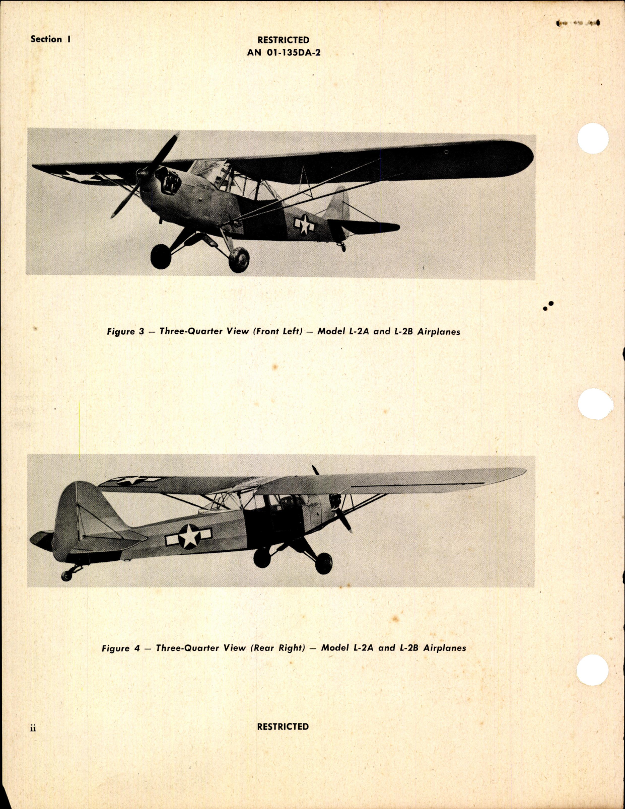 Sample page 4 from AirCorps Library document: Erection & Maintenance Instructions for L-2 Airplanes
