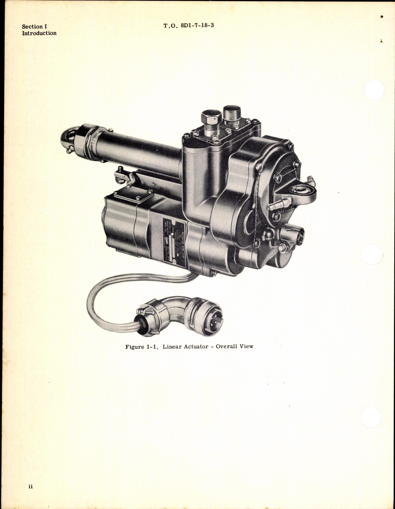 Sample page 4 from AirCorps Library document: Linear Actuator Model ACT-A-1954-1