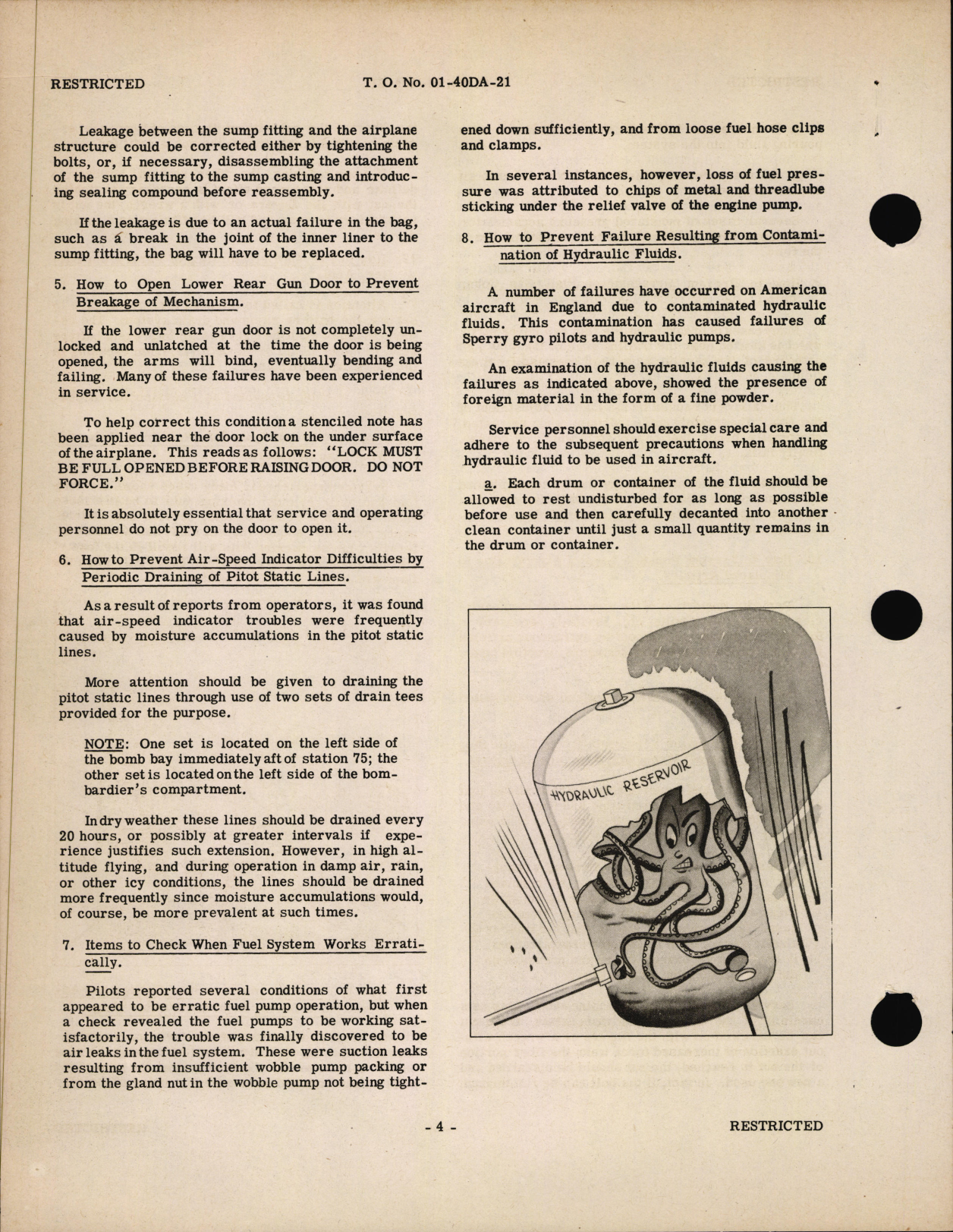 Sample page 6 from AirCorps Library document: Service Hints for Light Bombers