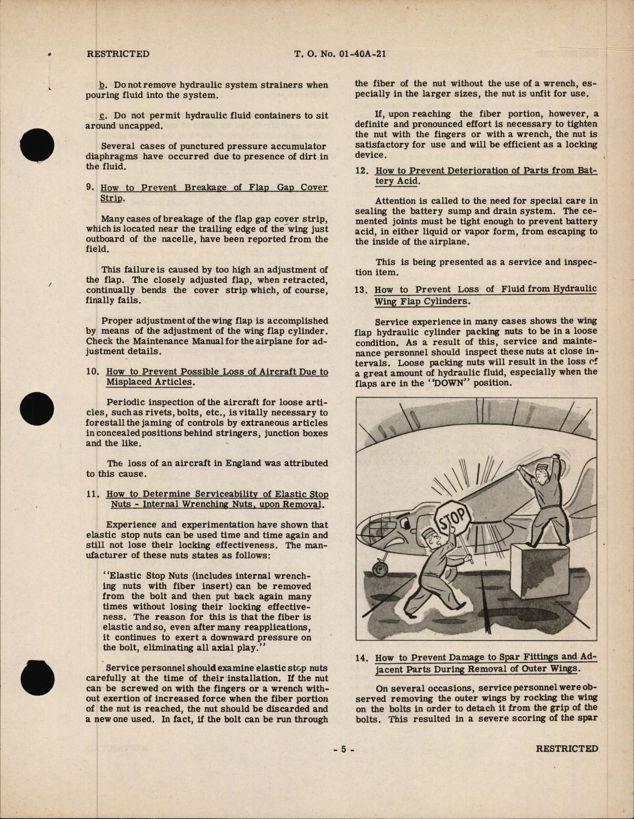 Sample page 7 from AirCorps Library document: Service Hints for Light Bombers