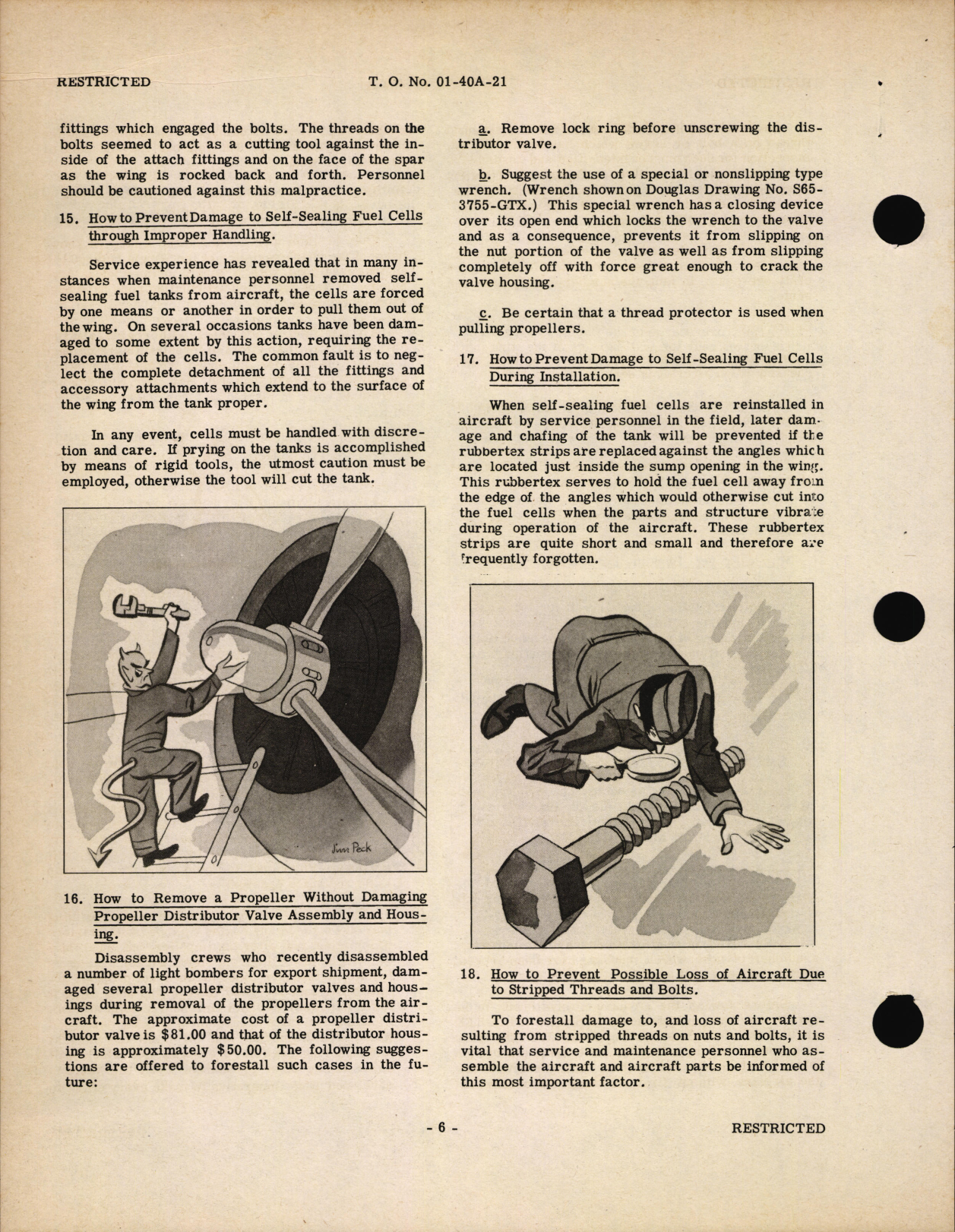 Sample page 8 from AirCorps Library document: Service Hints for Light Bombers