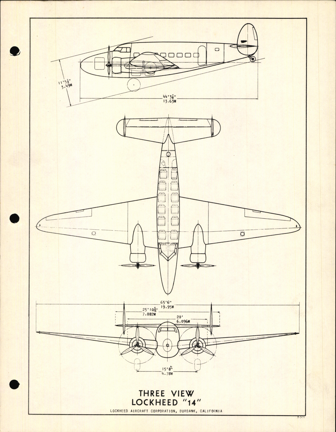 Sample page 7 from AirCorps Library document: Service Manual Lockheed 14