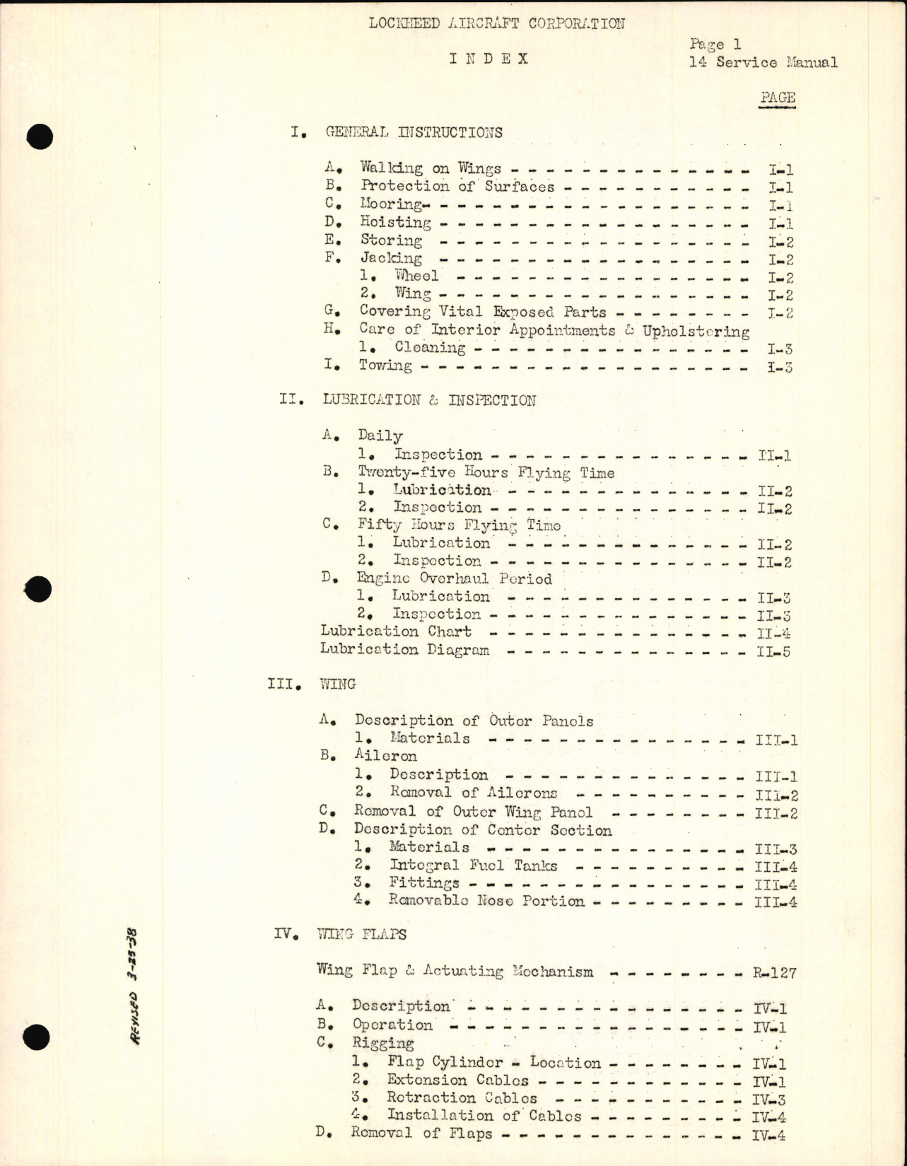 Sample page 9 from AirCorps Library document: Service Manual Lockheed 14