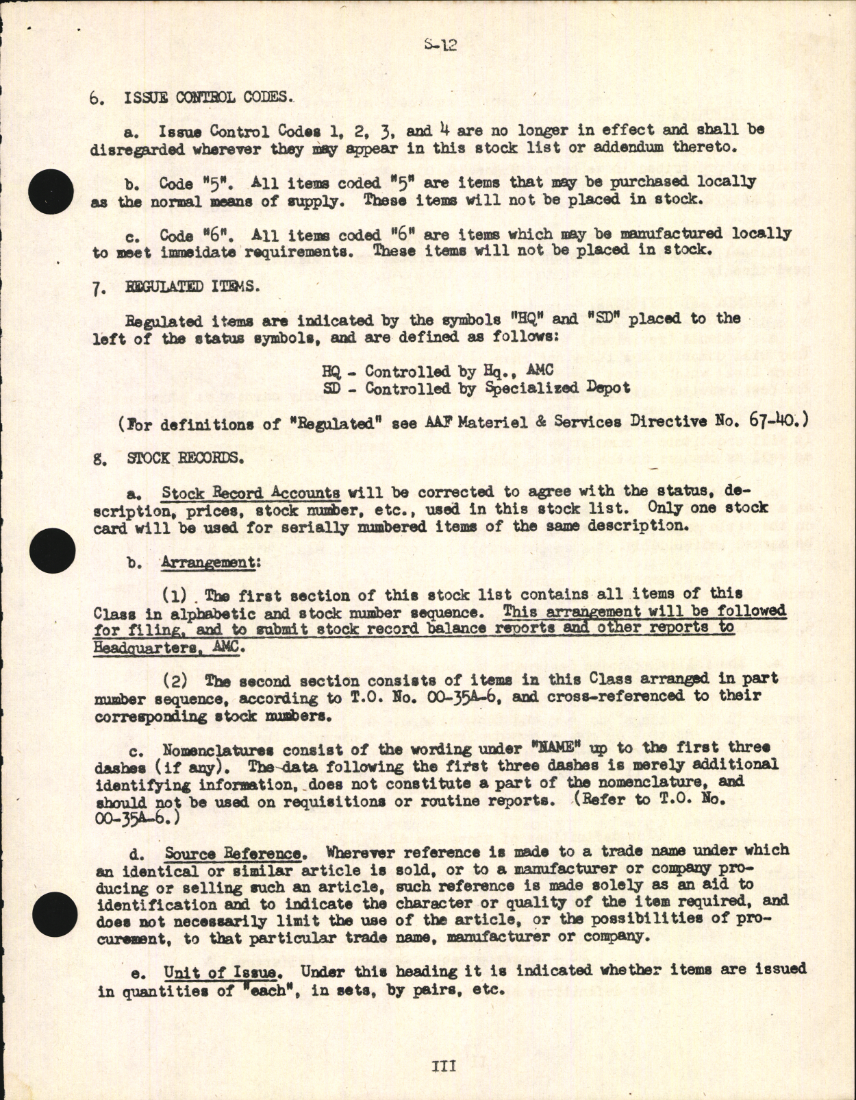 Sample page 5 from AirCorps Library document: Stock List Fuel and Oil Handling Equipment