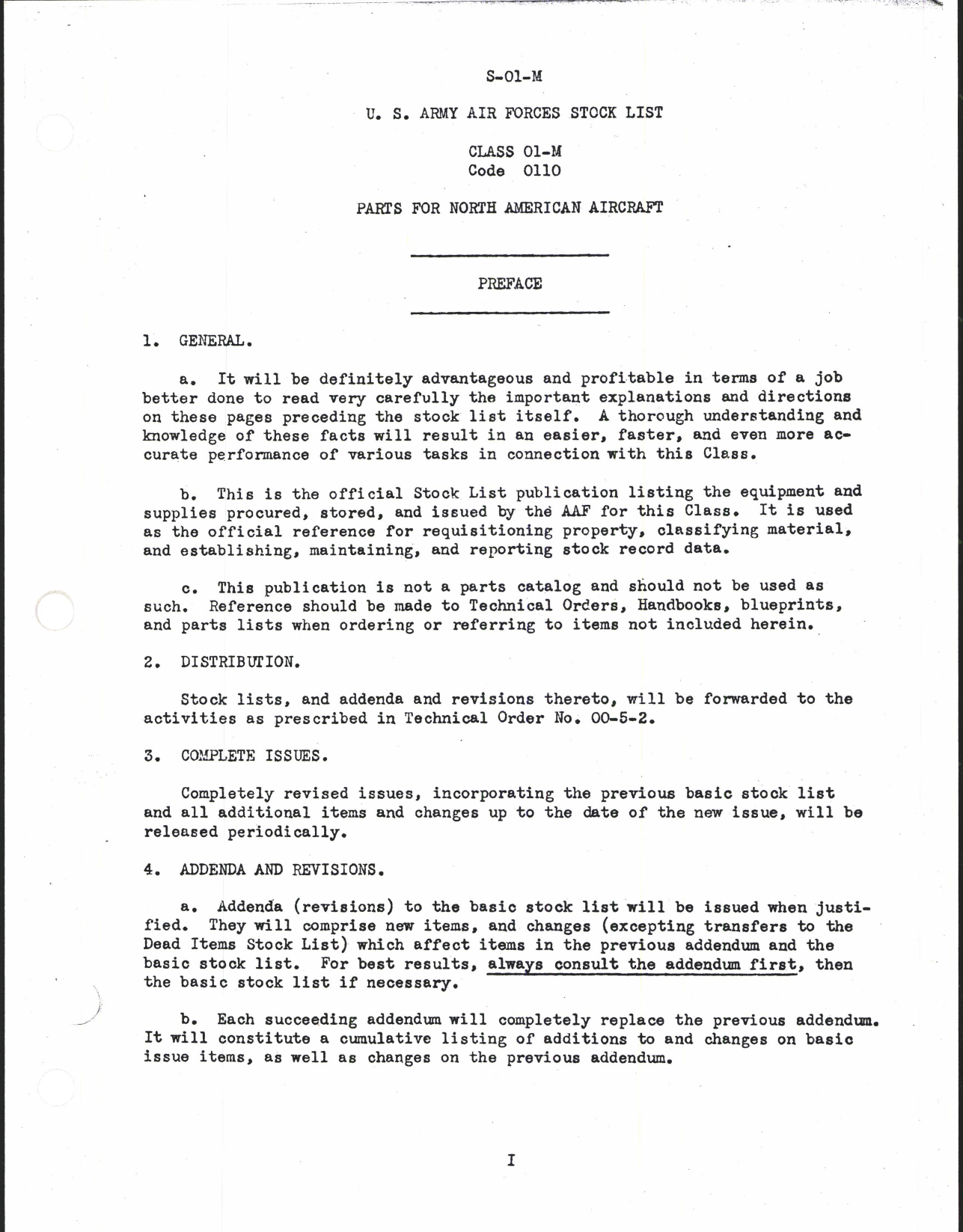 Sample page 3 from AirCorps Library document: Stock List Parts for North American Aircraft