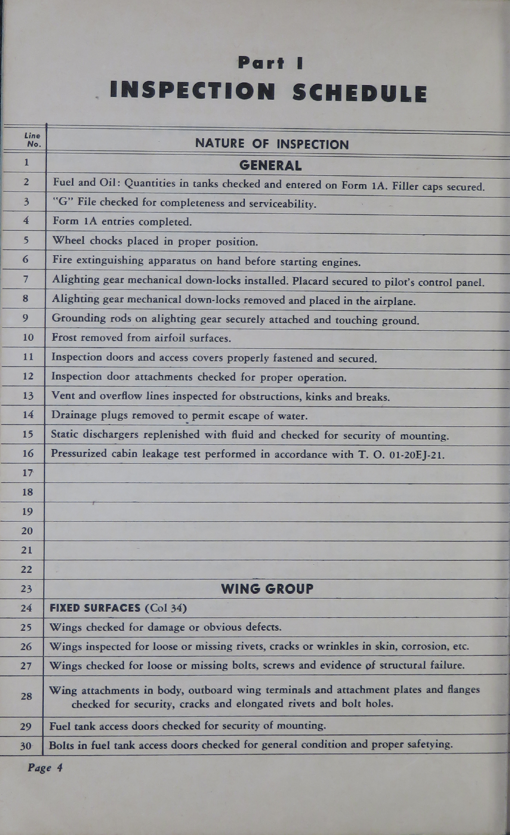 Sample page 8 from AirCorps Library document: Aircraft Inspection and Maintenance Guide for B-29 Aircraft