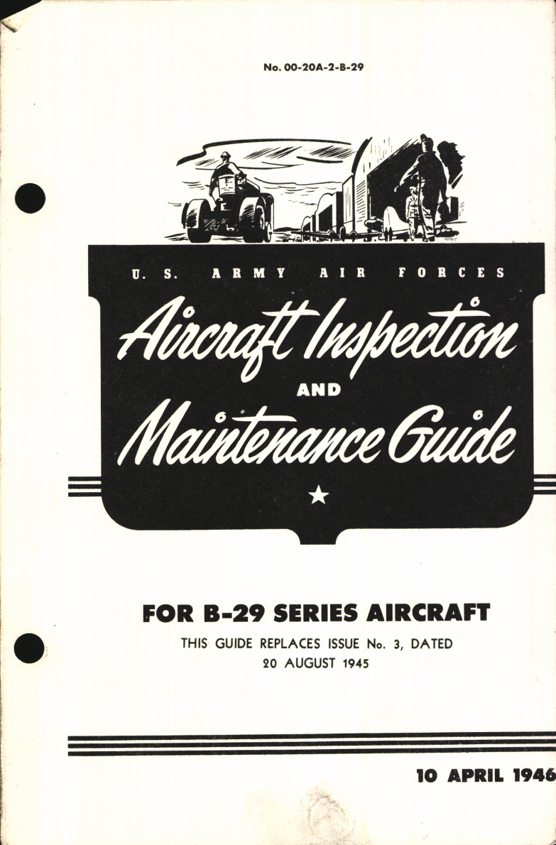 Sample page 5 from AirCorps Library document: Aircraft Inspection and Maintenance Guide for B-29 Aircraft