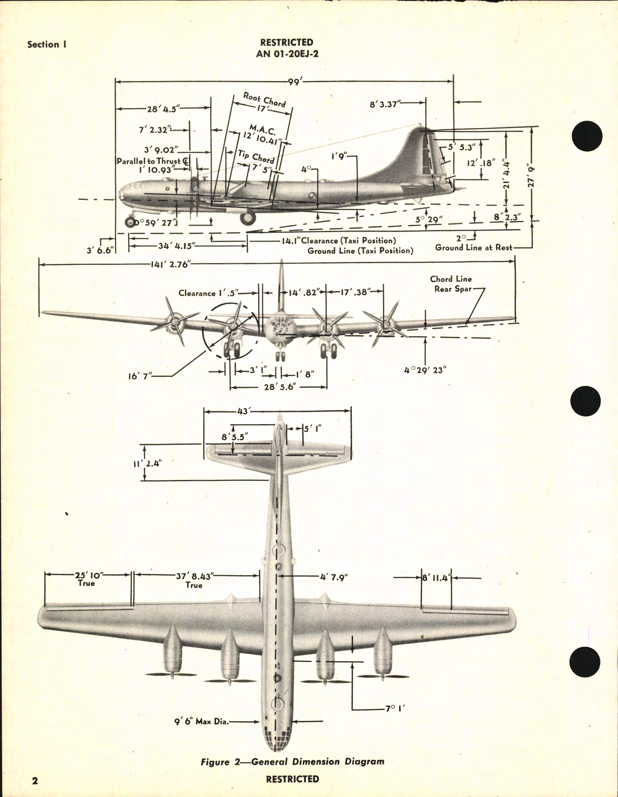 Sample page 8 from AirCorps Library document: Erection and Maintenance Instructions for Army Model B-29 Airplane