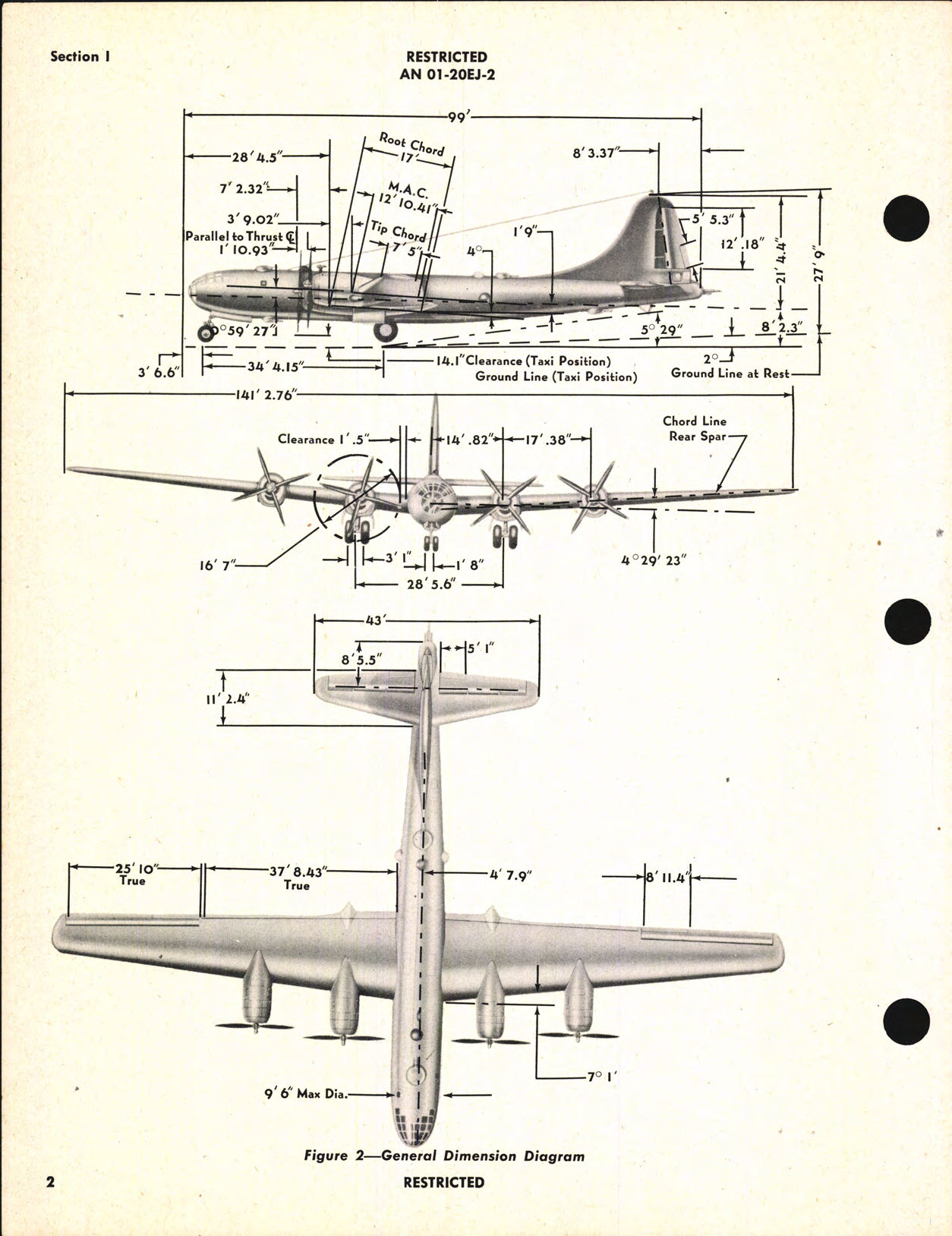 Sample page 8 from AirCorps Library document: Erection and Maintenance Instructions for Army Model B-29 Airplane