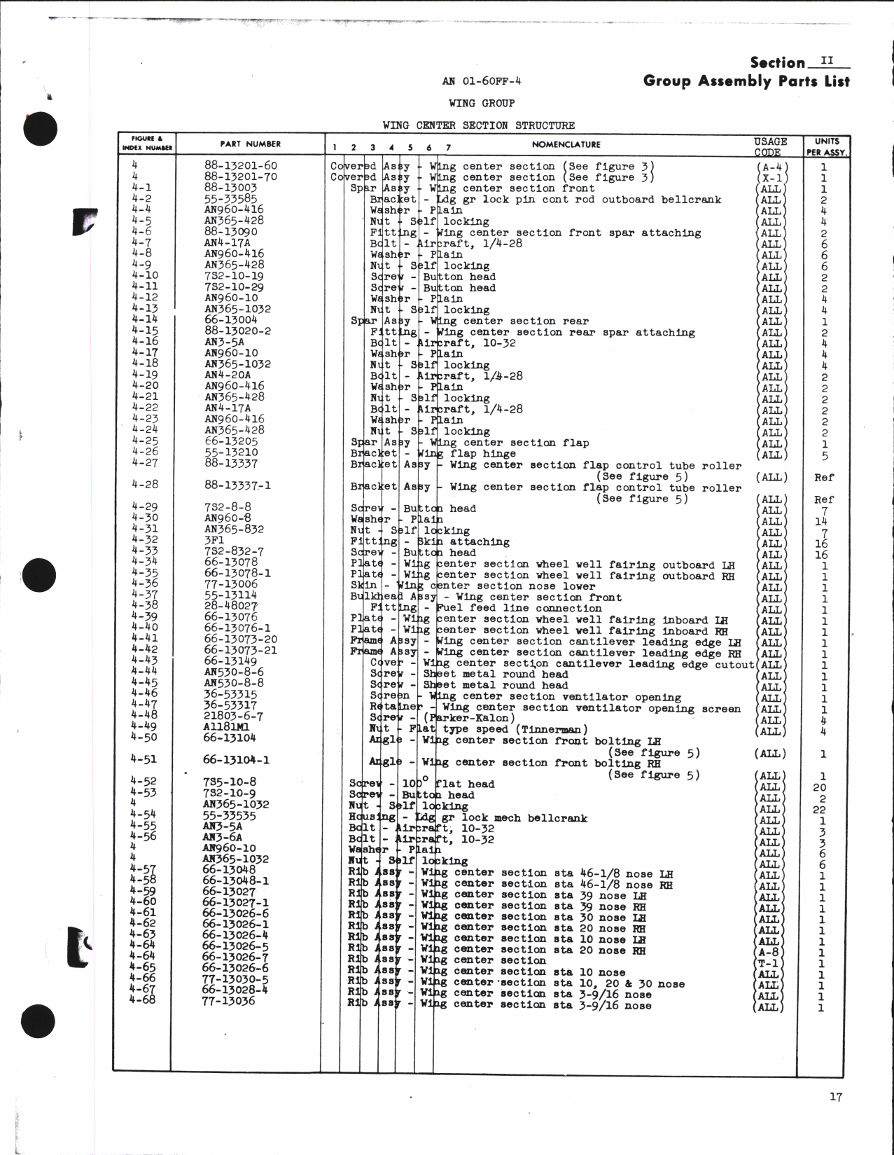 Sample page 4 from AirCorps Library document: Parts Catalog for BT-13A, BT-15, and SNV-1 Models