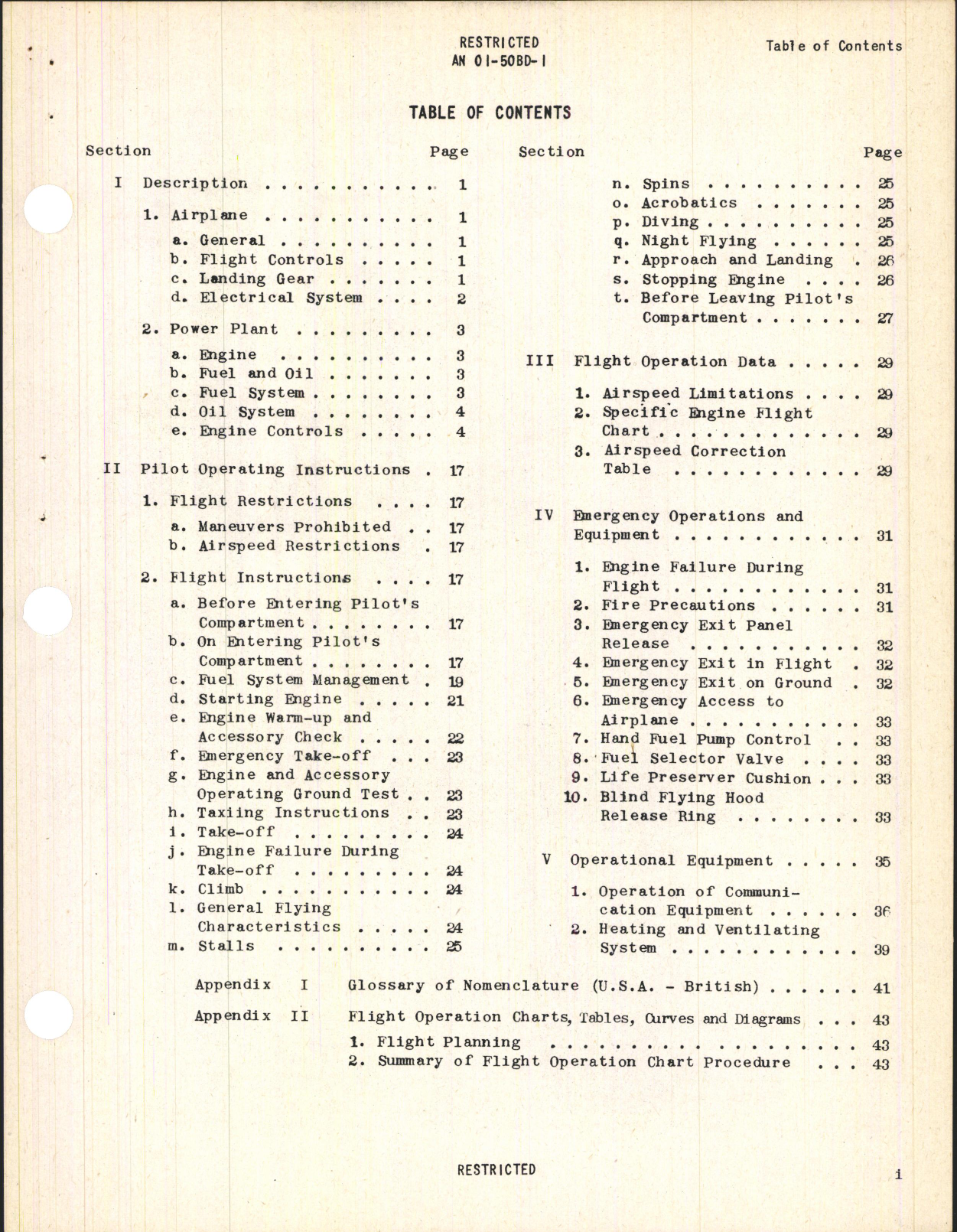 Sample page 3 from AirCorps Library document: Pilot's Flight Operating Instructions for BT-13B and SNV-2 Airplanes