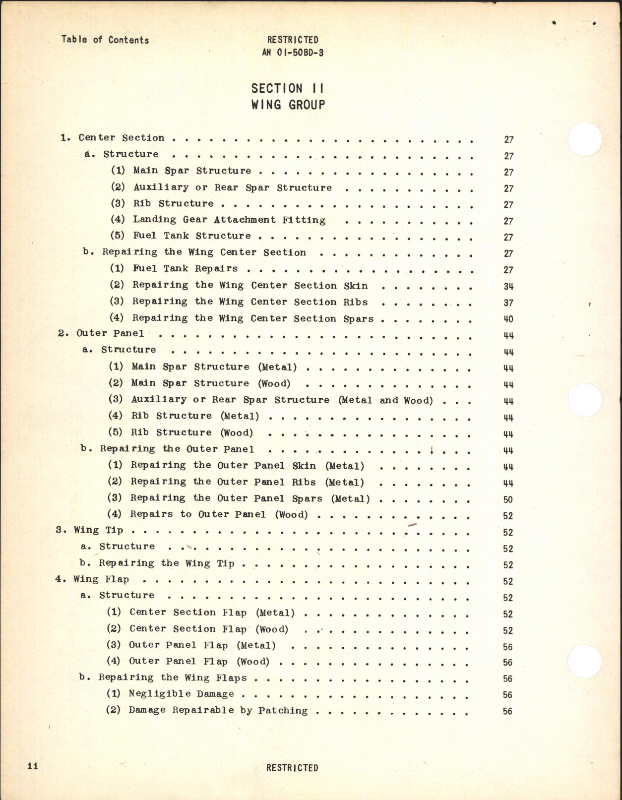 Sample page 4 from AirCorps Library document: Structural Repair Instructions for BT-13B-VU and SNV-2 Airplanes