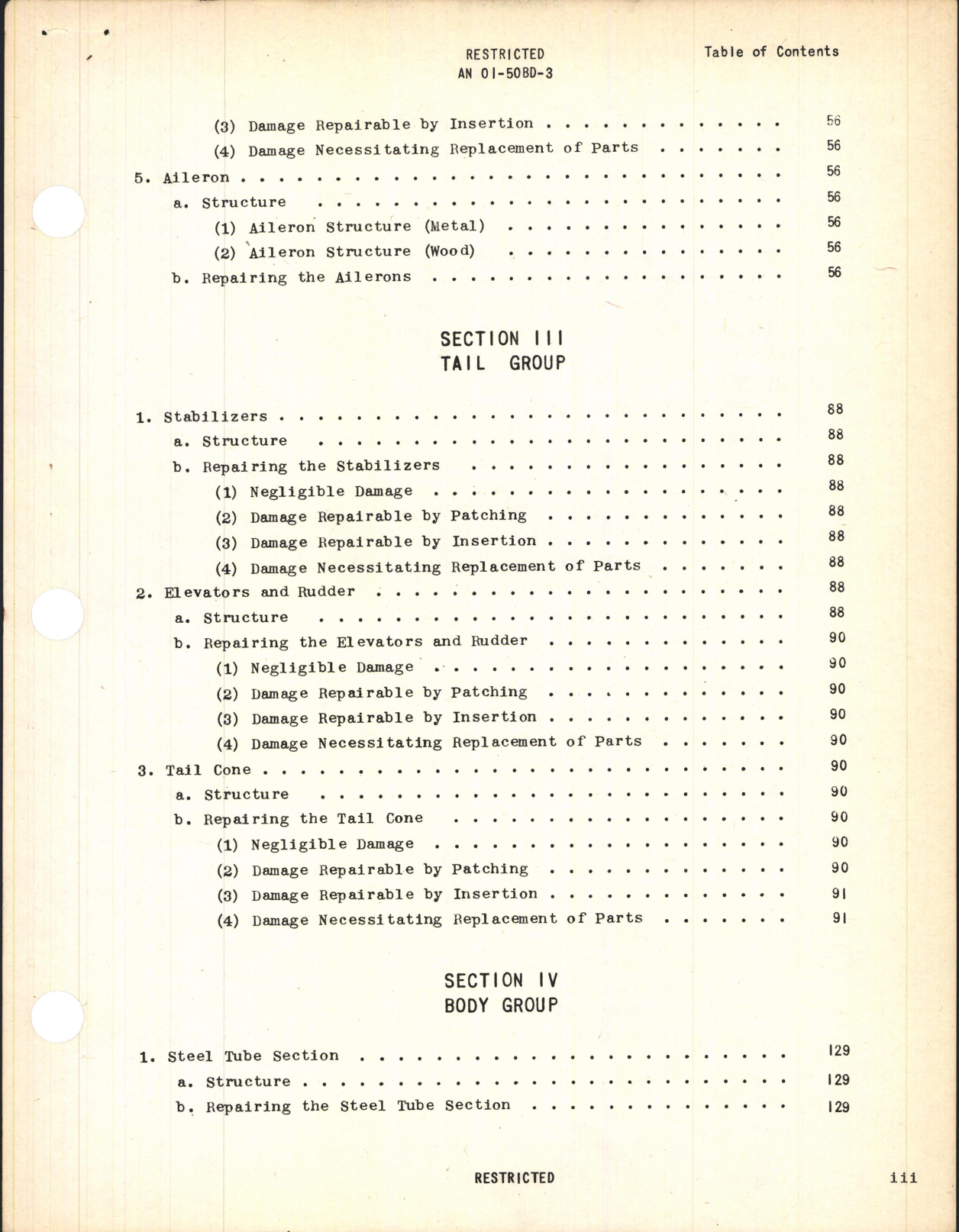 Sample page 5 from AirCorps Library document: Structural Repair Instructions for BT-13B-VU and SNV-2 Airplanes