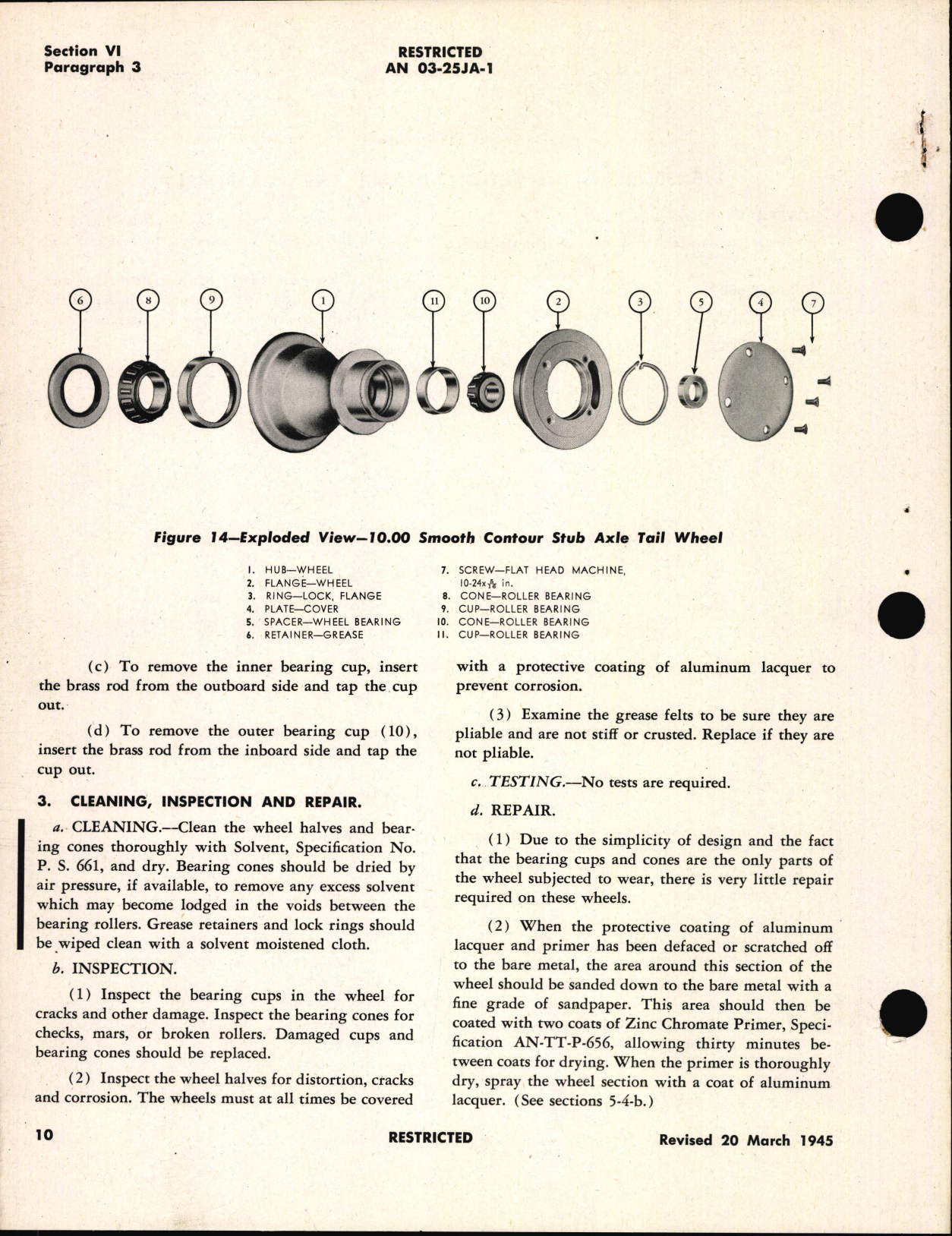 Sample page 6 from AirCorps Library document: Handbook of Instructions with Parts Catalog for Smooth Contour Tail Wheels