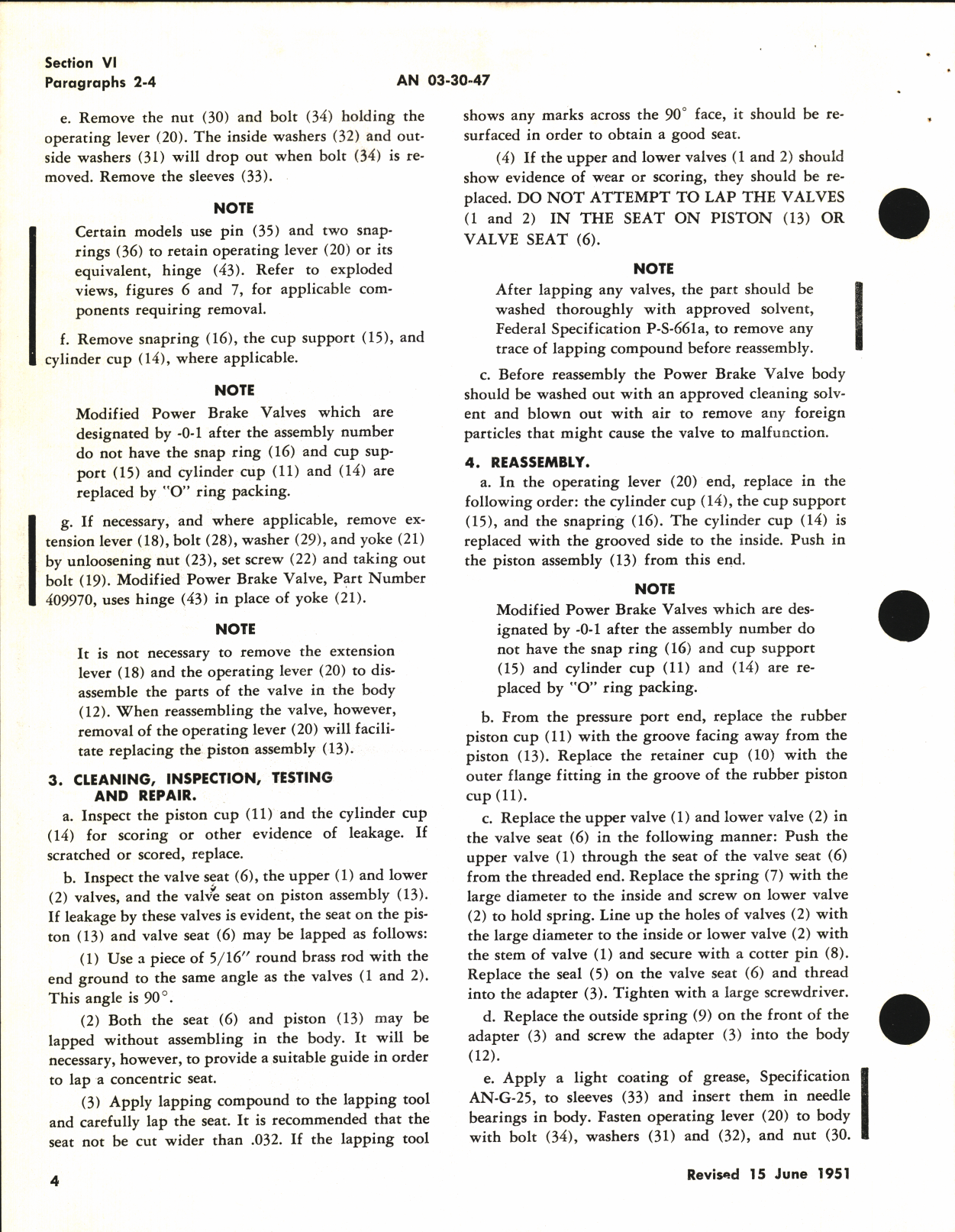 Sample page 8 from AirCorps Library document: Operation, Service & Overhaul Instructions with Parts Catalog for Power Brake Valves