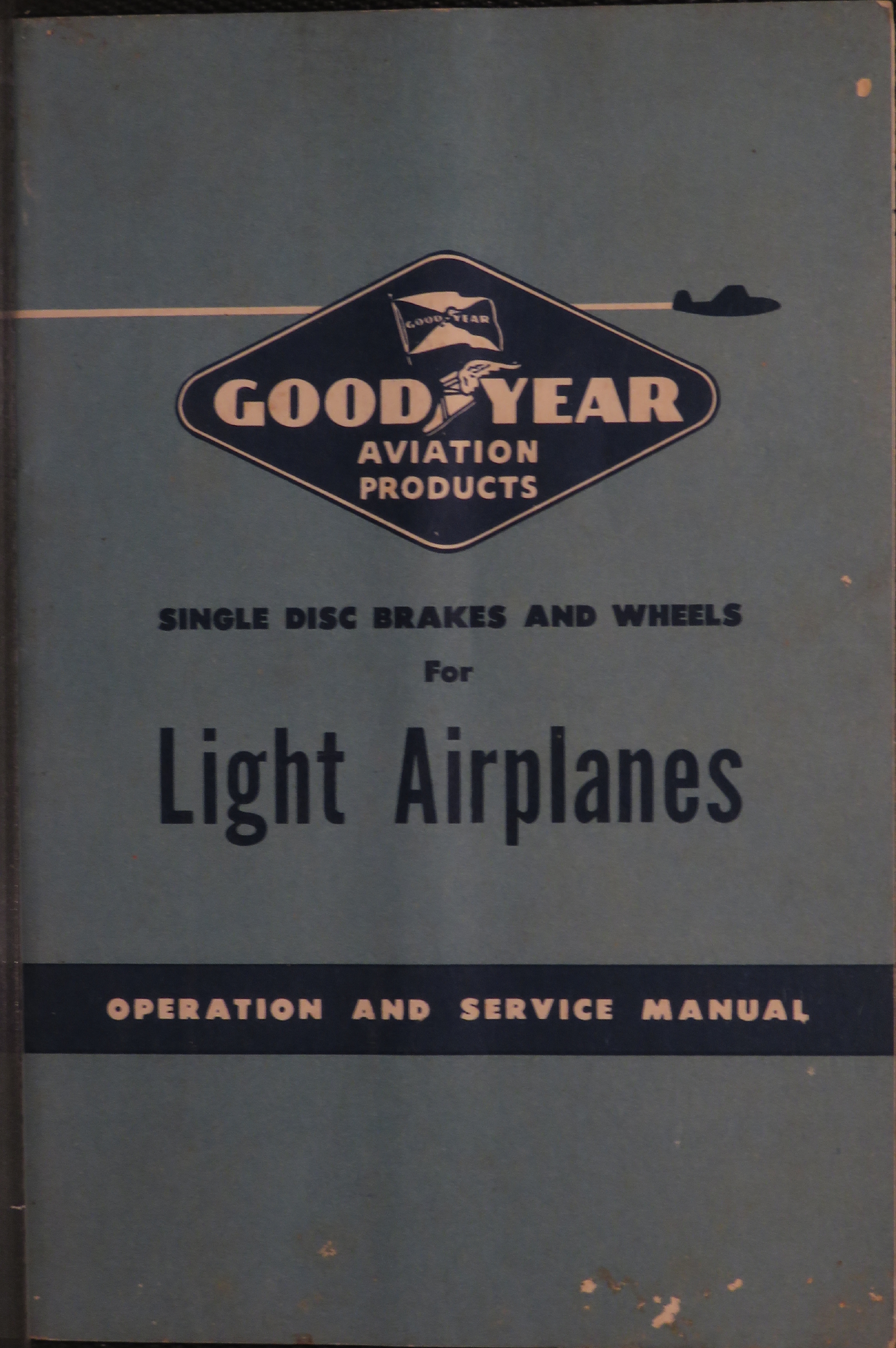 Sample page 1 from AirCorps Library document: Operation and Service Manual for Single Disc Brakes and Wheels for Light Airplanes
