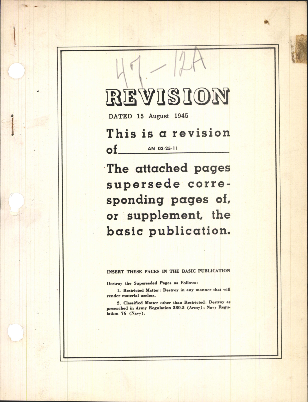 Sample page 1 from AirCorps Library document: Overhaul Instructions with Parts Catalog for Brake Master Cylinders