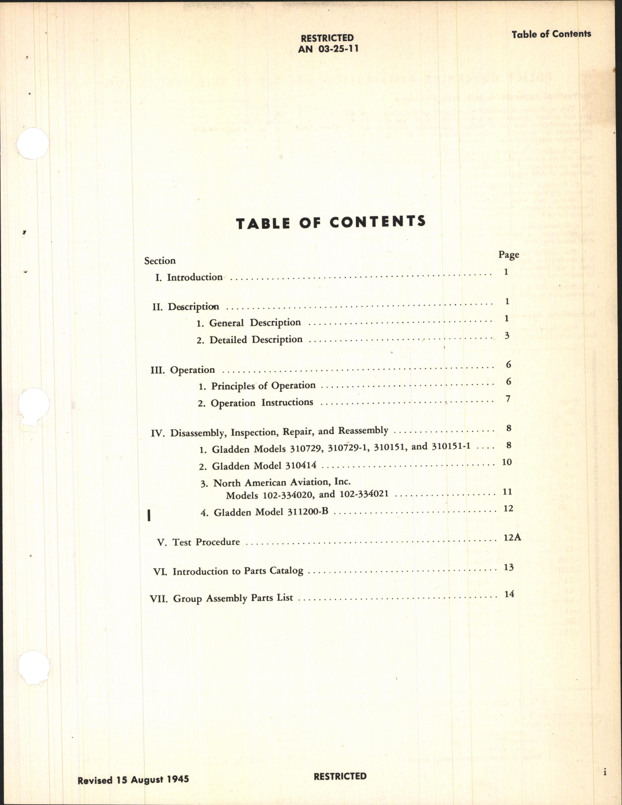 Sample page 5 from AirCorps Library document: Overhaul Instructions with Parts Catalog for Brake Master Cylinders