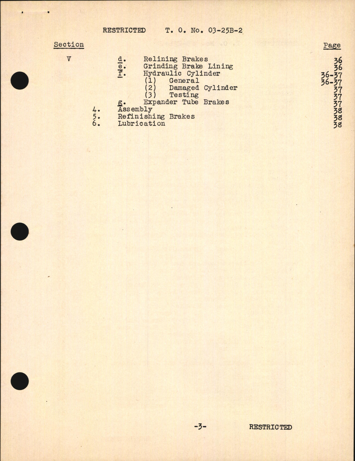 Sample page 5 from AirCorps Library document: Handbook of Instructions with Parts Catalog for Brakes Manufactured by Hayes Industries