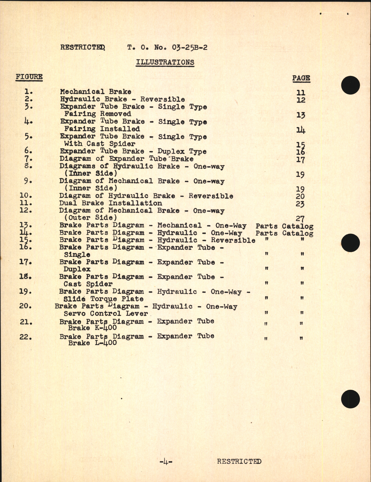 Sample page 6 from AirCorps Library document: Handbook of Instructions with Parts Catalog for Brakes Manufactured by Hayes Industries