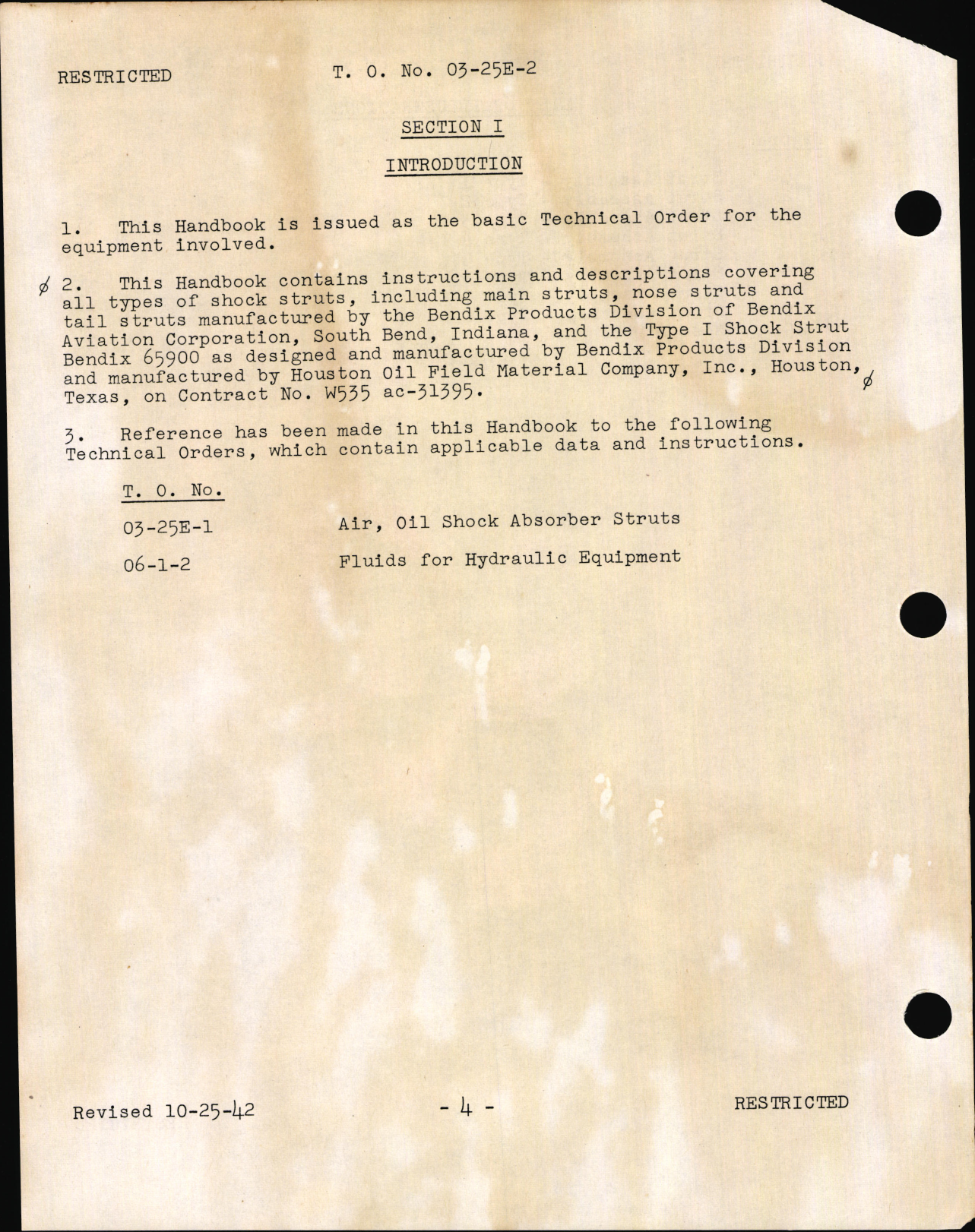 Sample page 8 from AirCorps Library document: Handbook of Instructions with Parts Catalog for Nose, Tail, and Landing Gear Struts