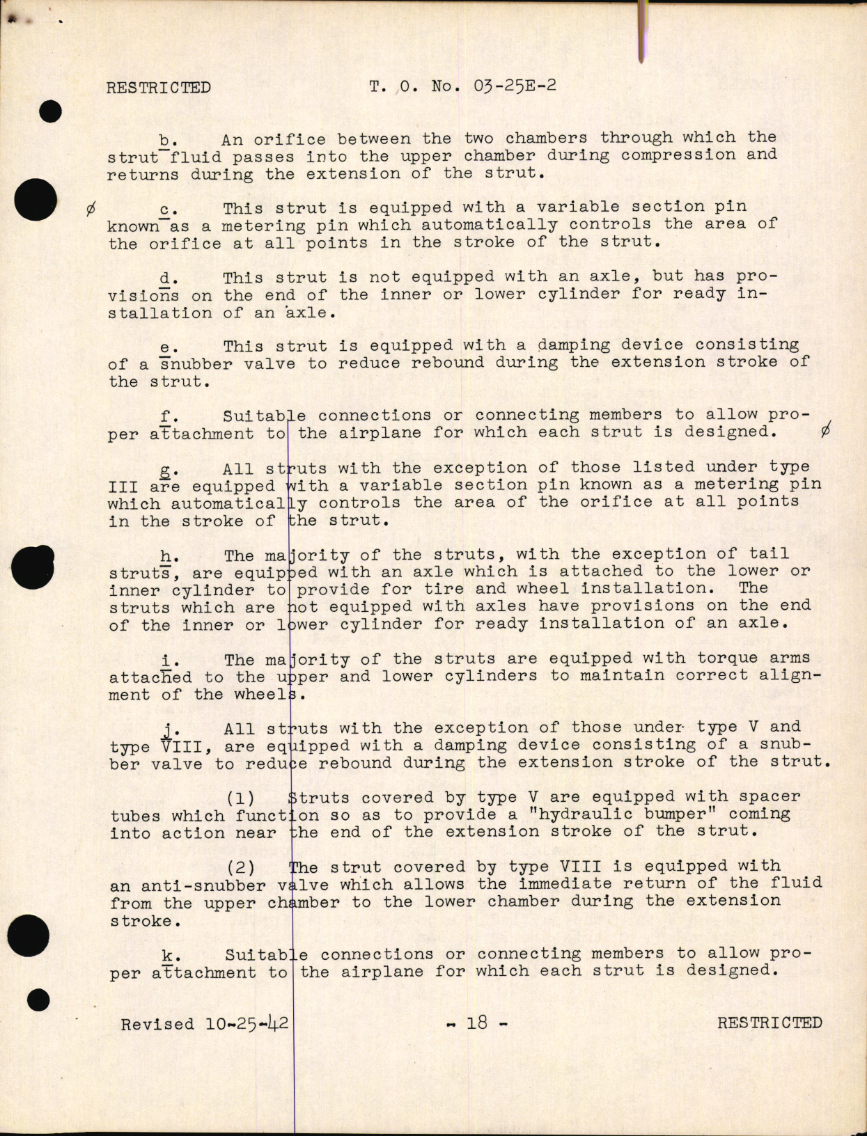 Sample page 5 from AirCorps Library document: Handbook of Instructions with Parts Catalog for Struts