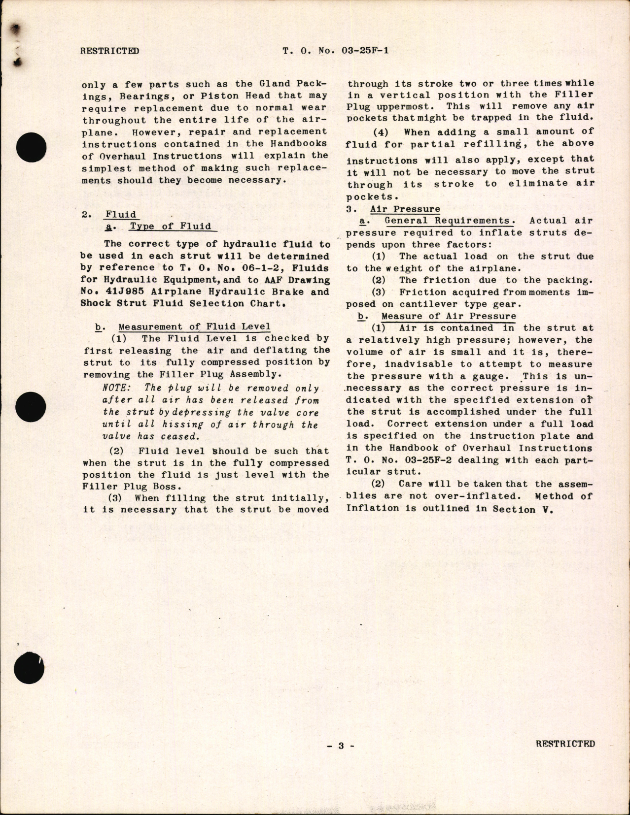 Sample page 7 from AirCorps Library document: Handbook of Operation and Service Instructions for Struts