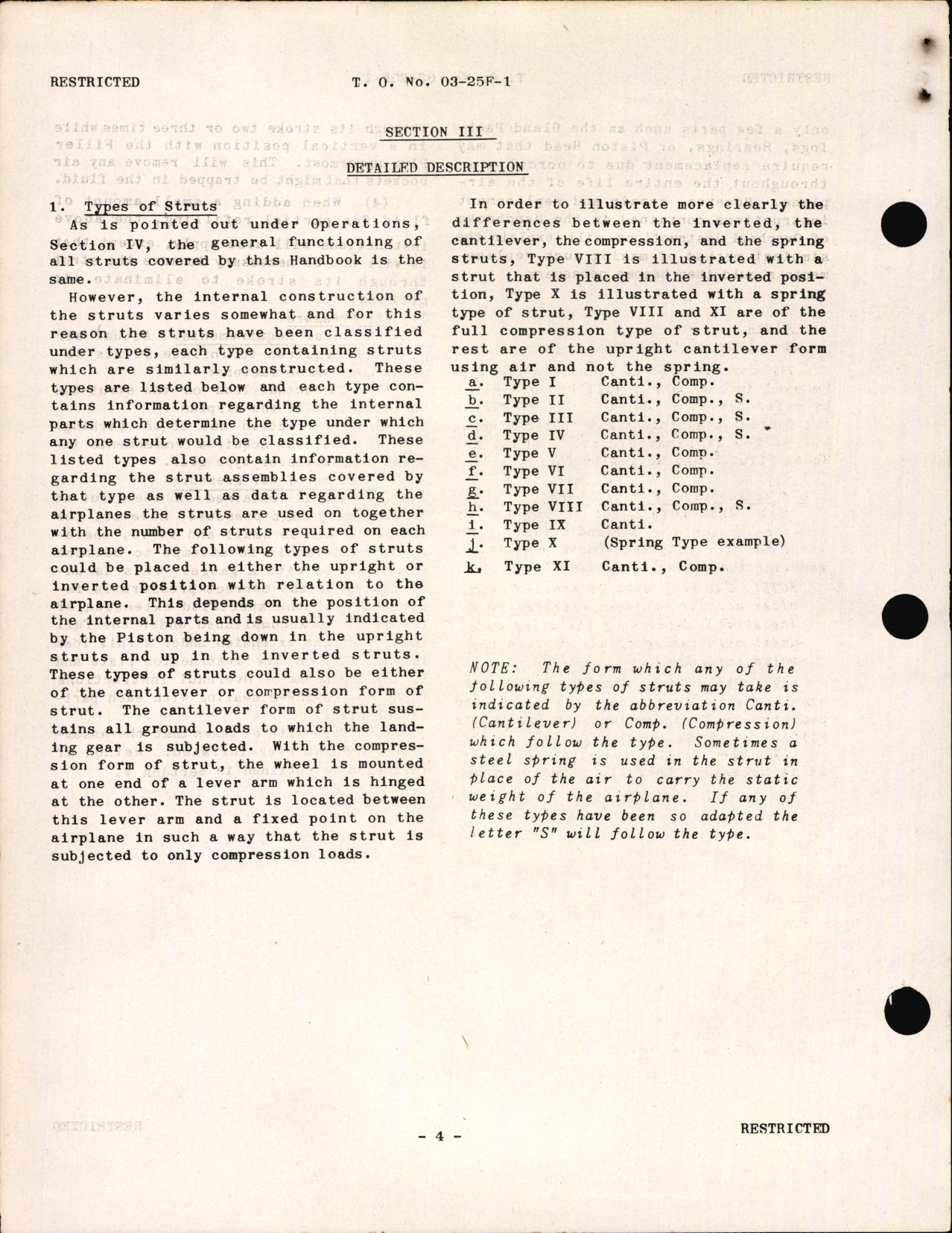 Sample page 8 from AirCorps Library document: Handbook of Operation and Service Instructions for Struts
