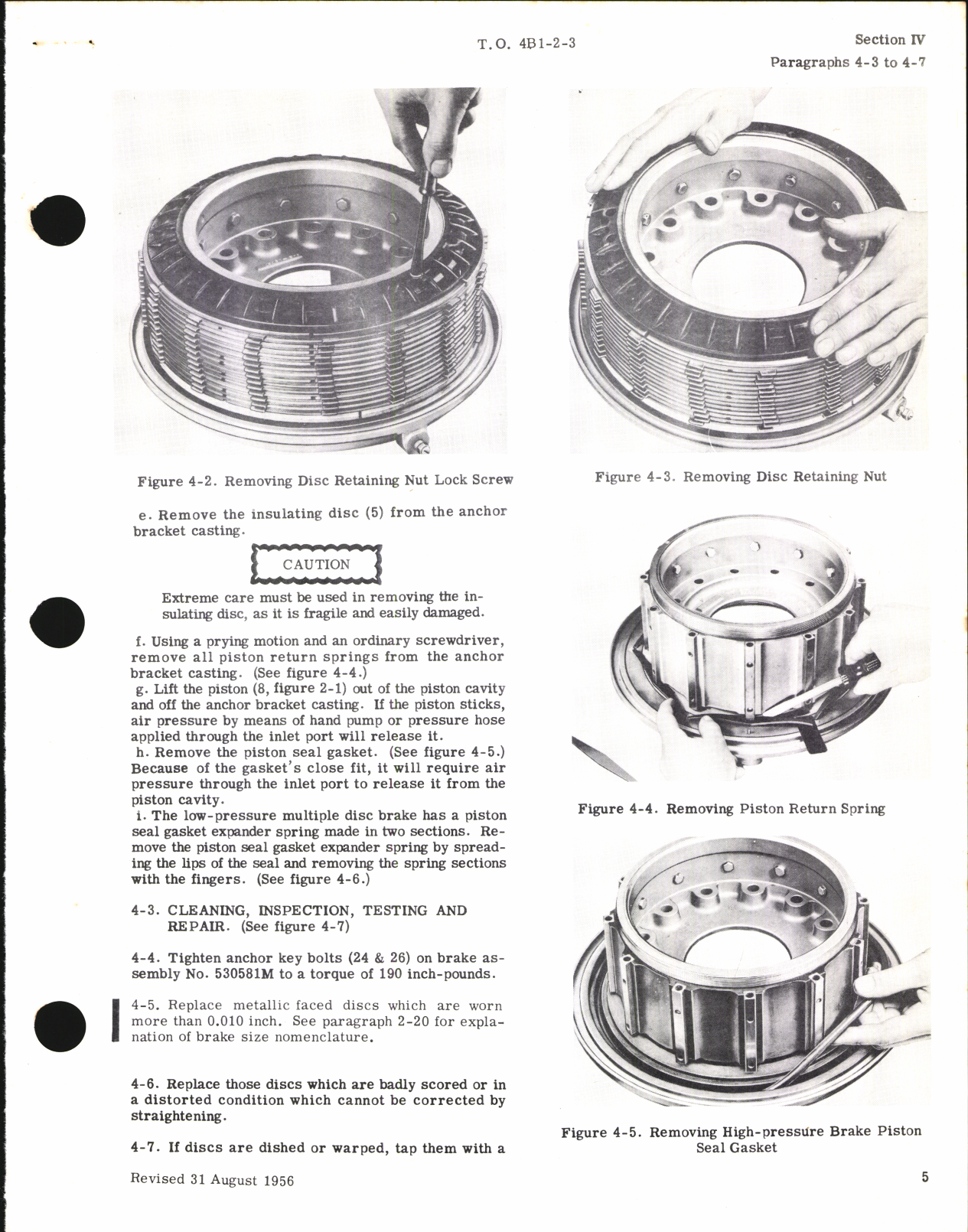 Sample page 3 from AirCorps Library document: Overhaul Instructions for Multiple Disc Brakes (Goodyear)