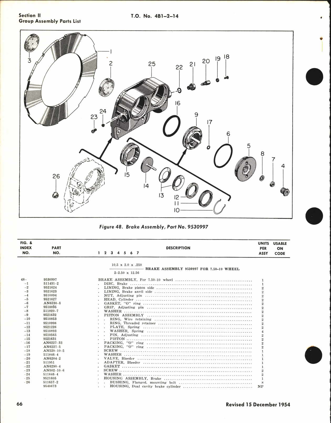 Sample page 6 from AirCorps Library document: Illustrated Parts Breakdown for Single and Dual Disc Brakes (Goodyear)