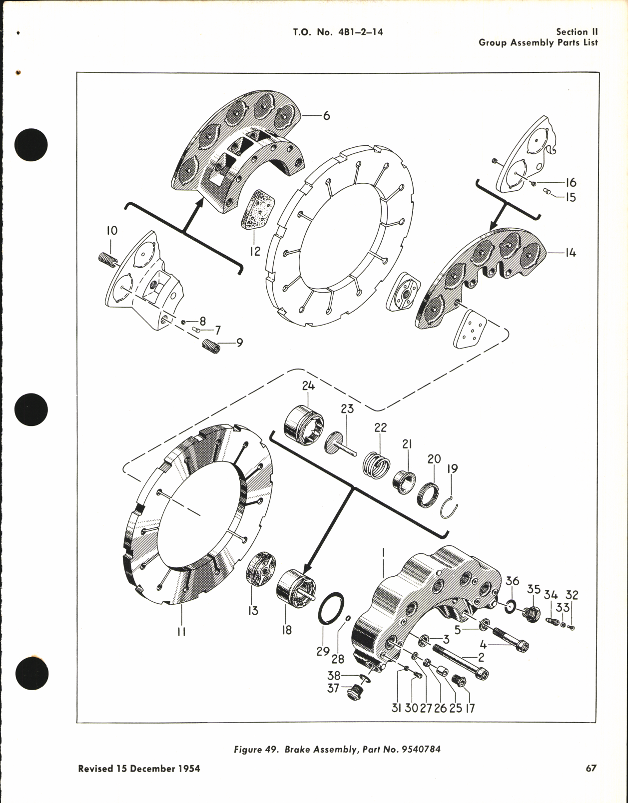Sample page 7 from AirCorps Library document: Illustrated Parts Breakdown for Single and Dual Disc Brakes (Goodyear)
