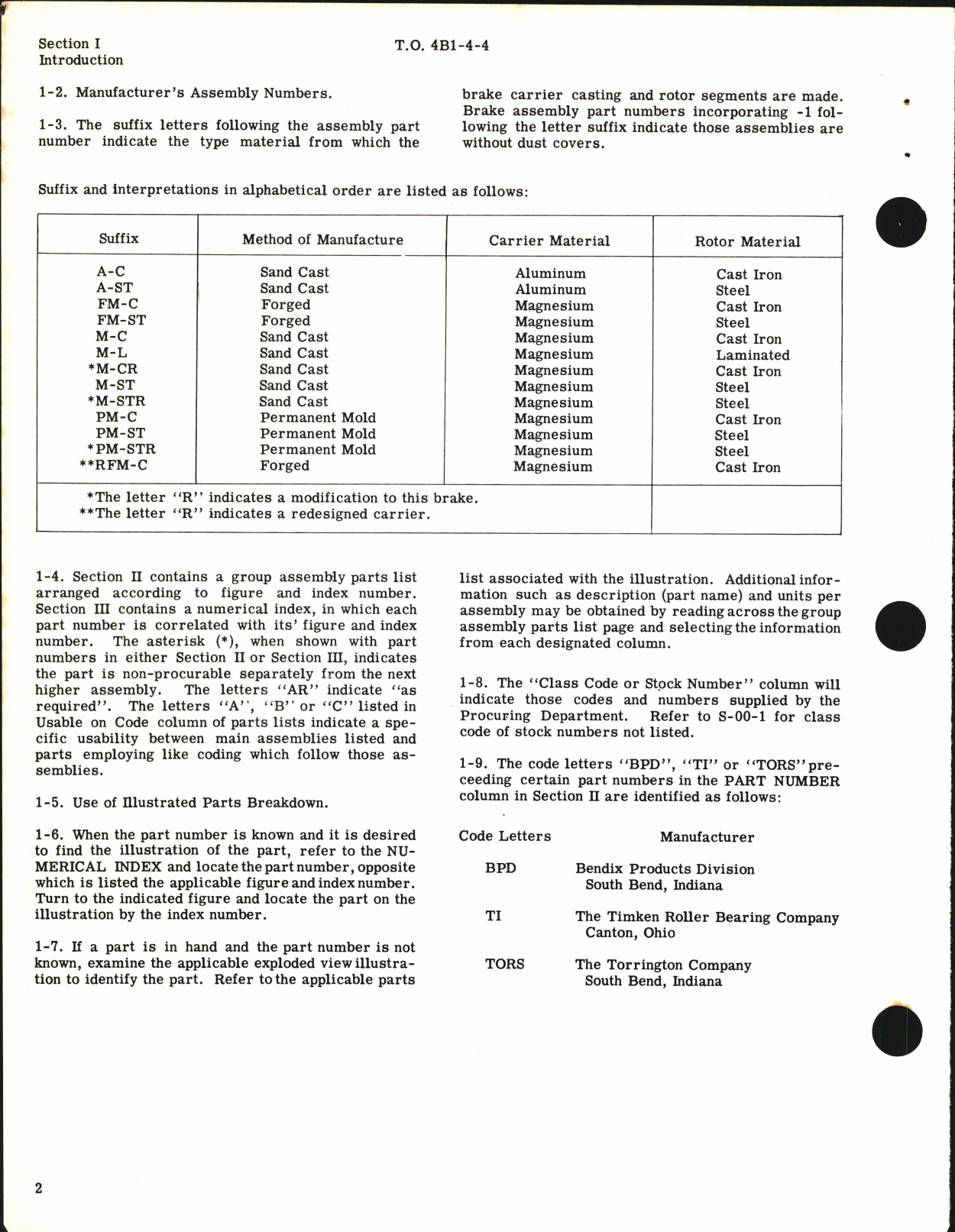 Sample page 6 from AirCorps Library document: Illustrated Parts Breakdown for Hydraulic Brakes Segmented Rotor Type