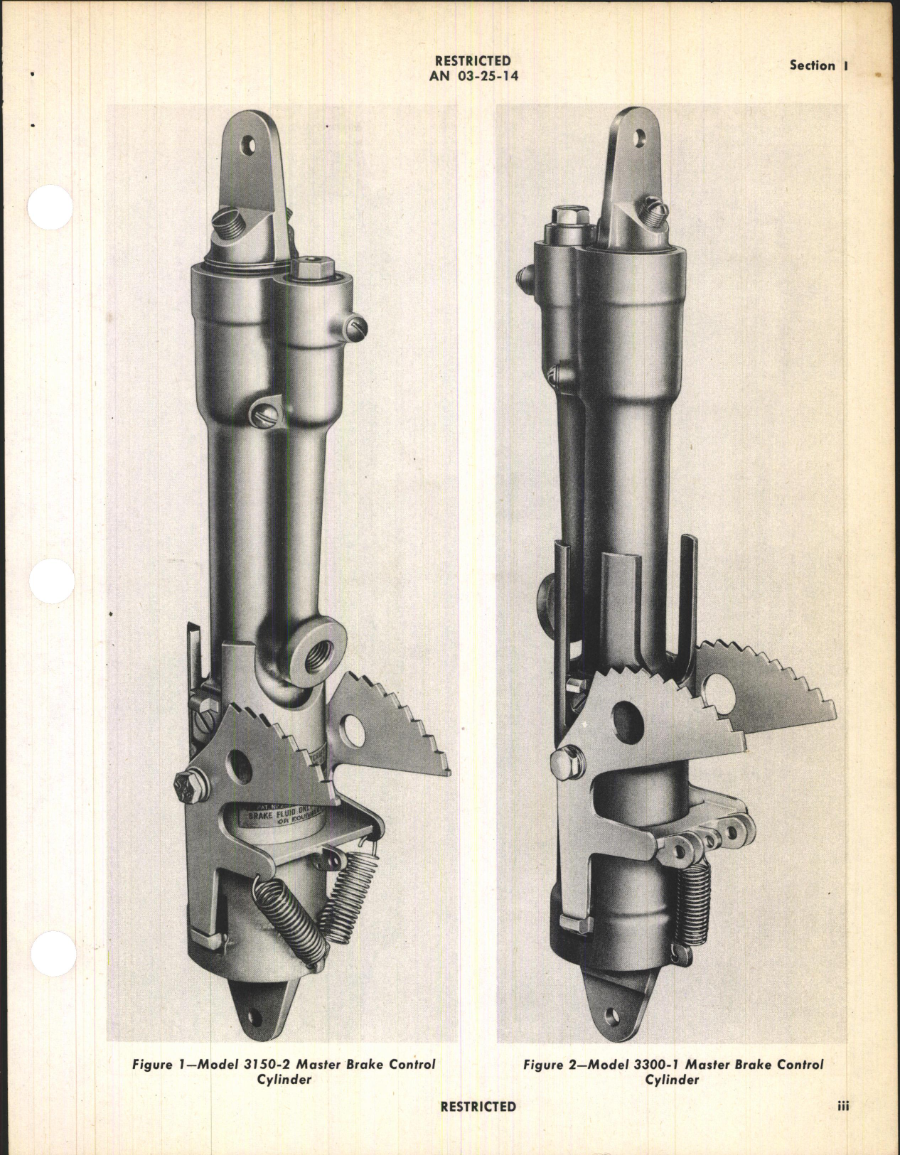 Sample page 5 from AirCorps Library document: Operation, Service & Overhaul Inst with Parts Catalog for Master Brake Control Cylinders
