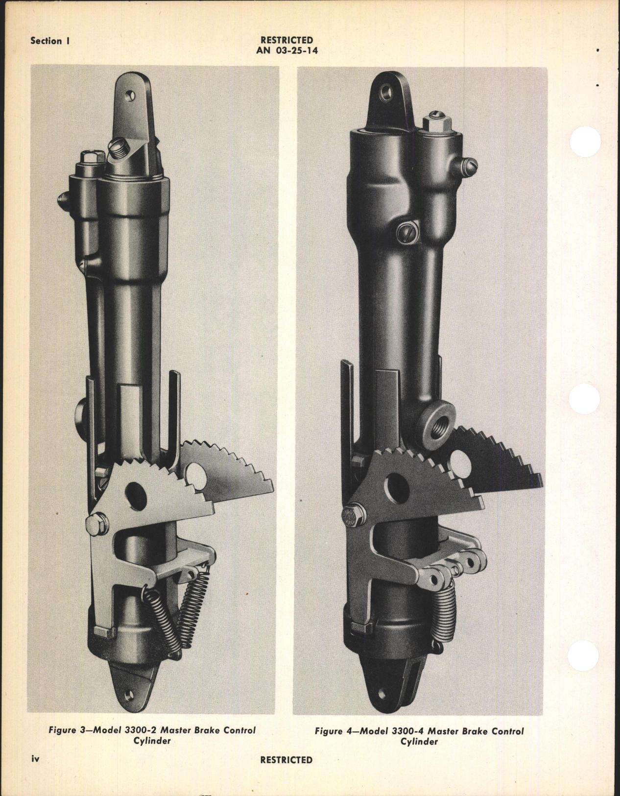 Sample page 6 from AirCorps Library document: Operation, Service & Overhaul Inst with Parts Catalog for Master Brake Control Cylinders