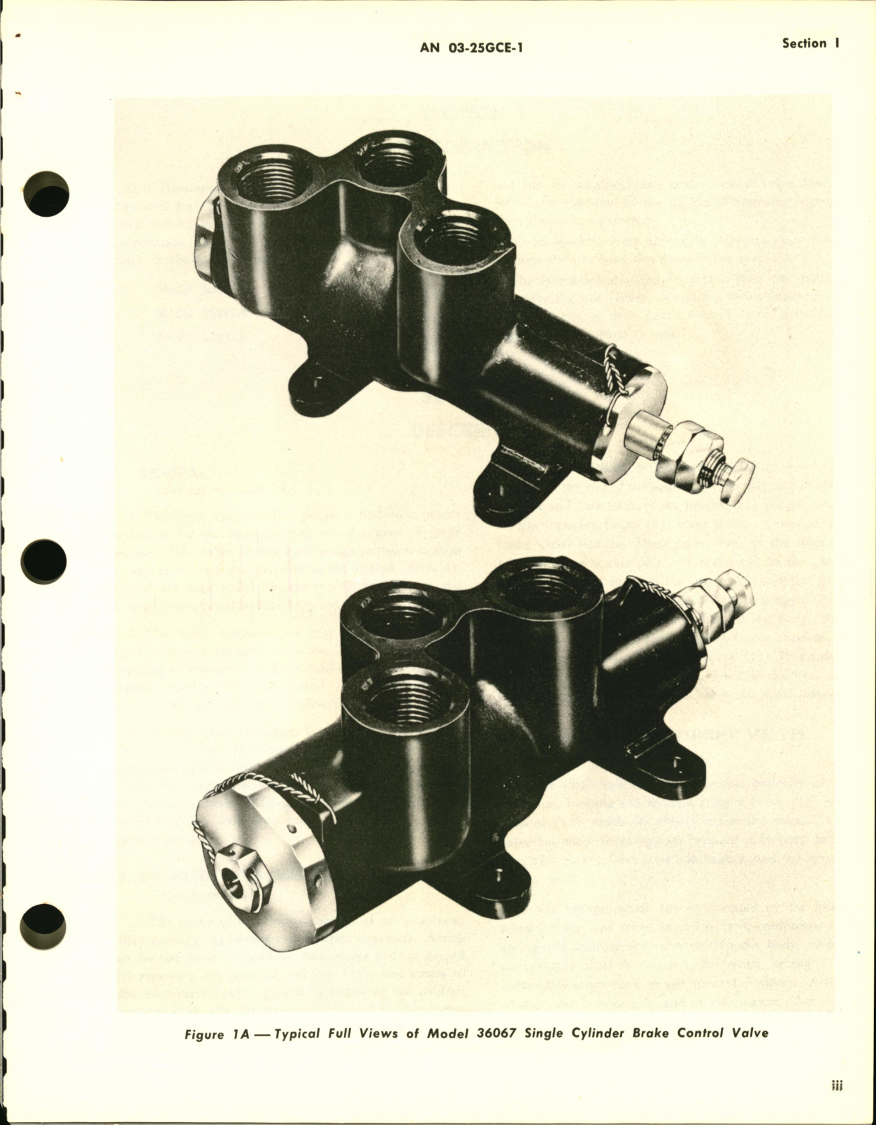 Sample page 5 from AirCorps Library document: Operation, Service, & Overhaul Instructions with Parts Catalog for Brake Control Valves