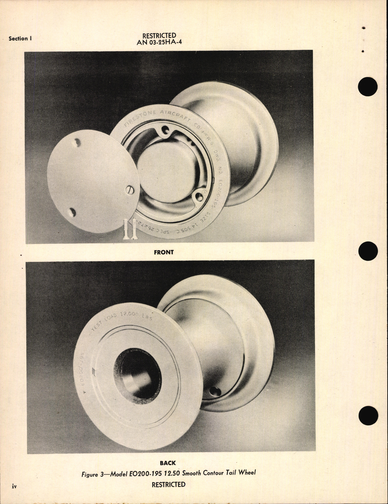 Sample page 6 from AirCorps Library document: Handbook of Instructions with Parts Catalog for Tail Wheels (Firestone)